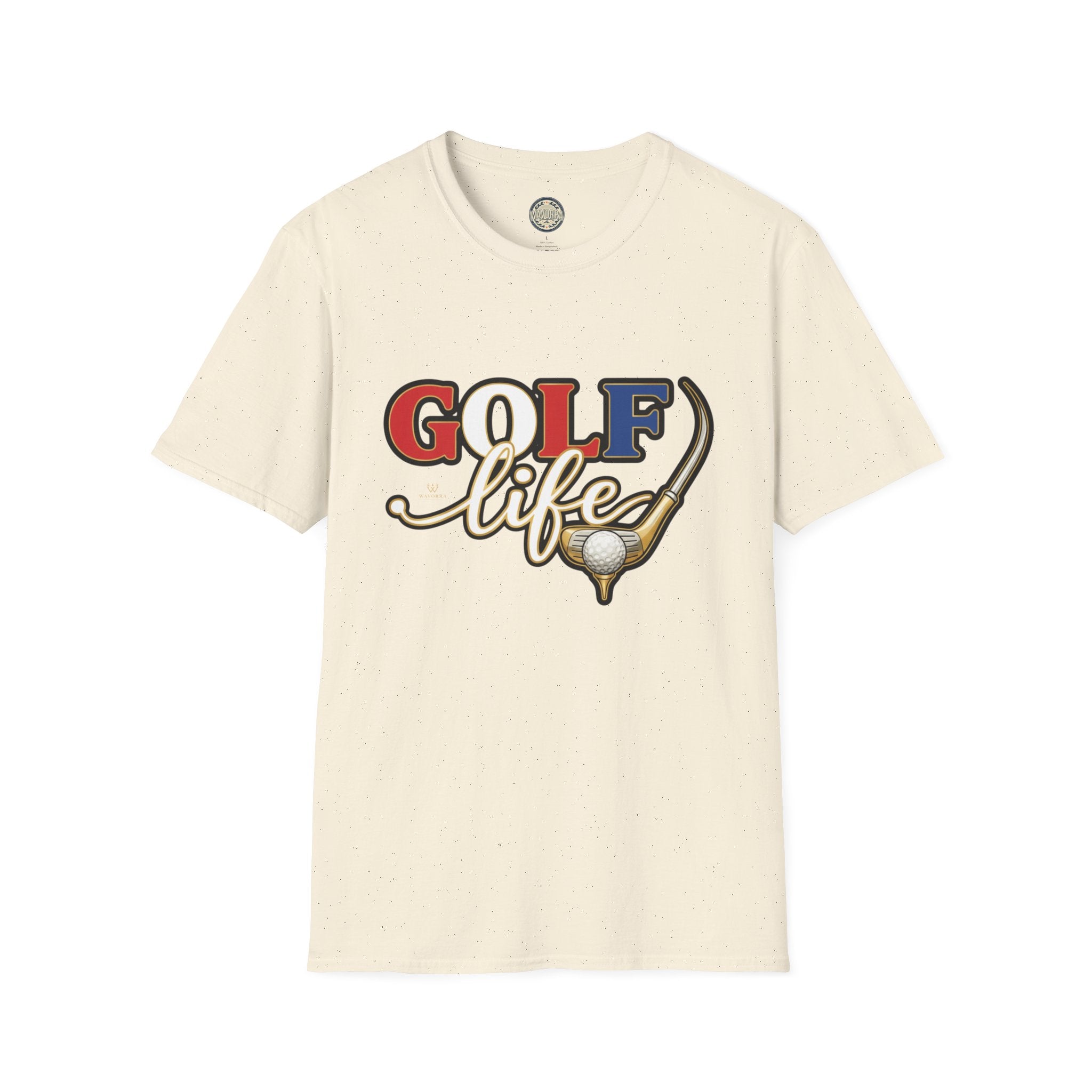Golf Life T-Shirt — Retro Golf Club & Ball Design