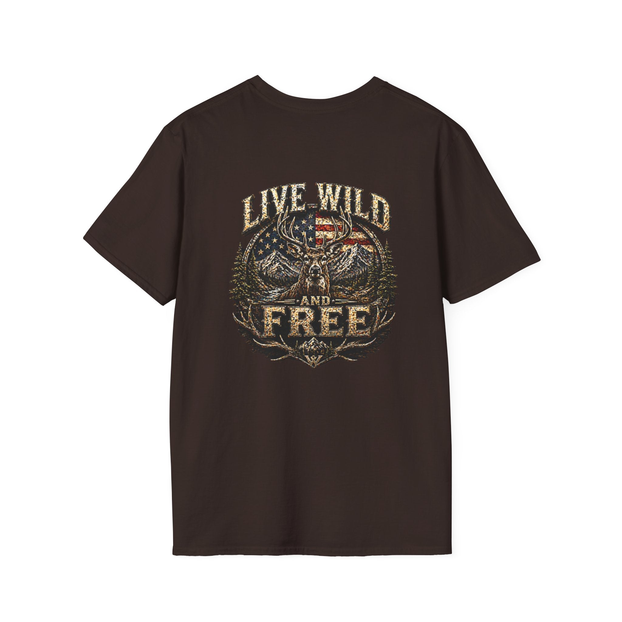 Live Wild and Free T-Shirt — American Eagle Wilderness Graphic Tee
