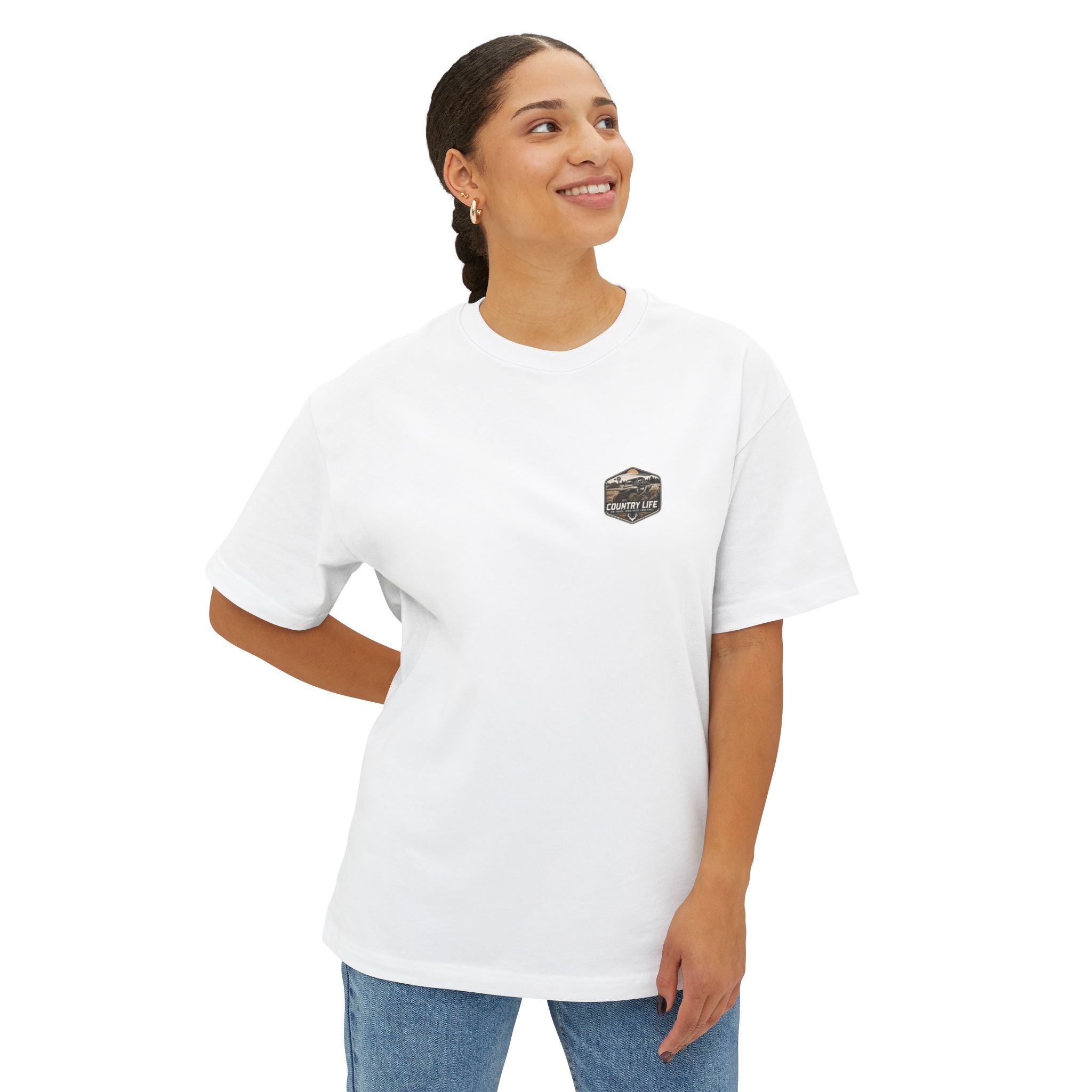 Country Life Tee — "Backwoods Raised" Graphic Shirt