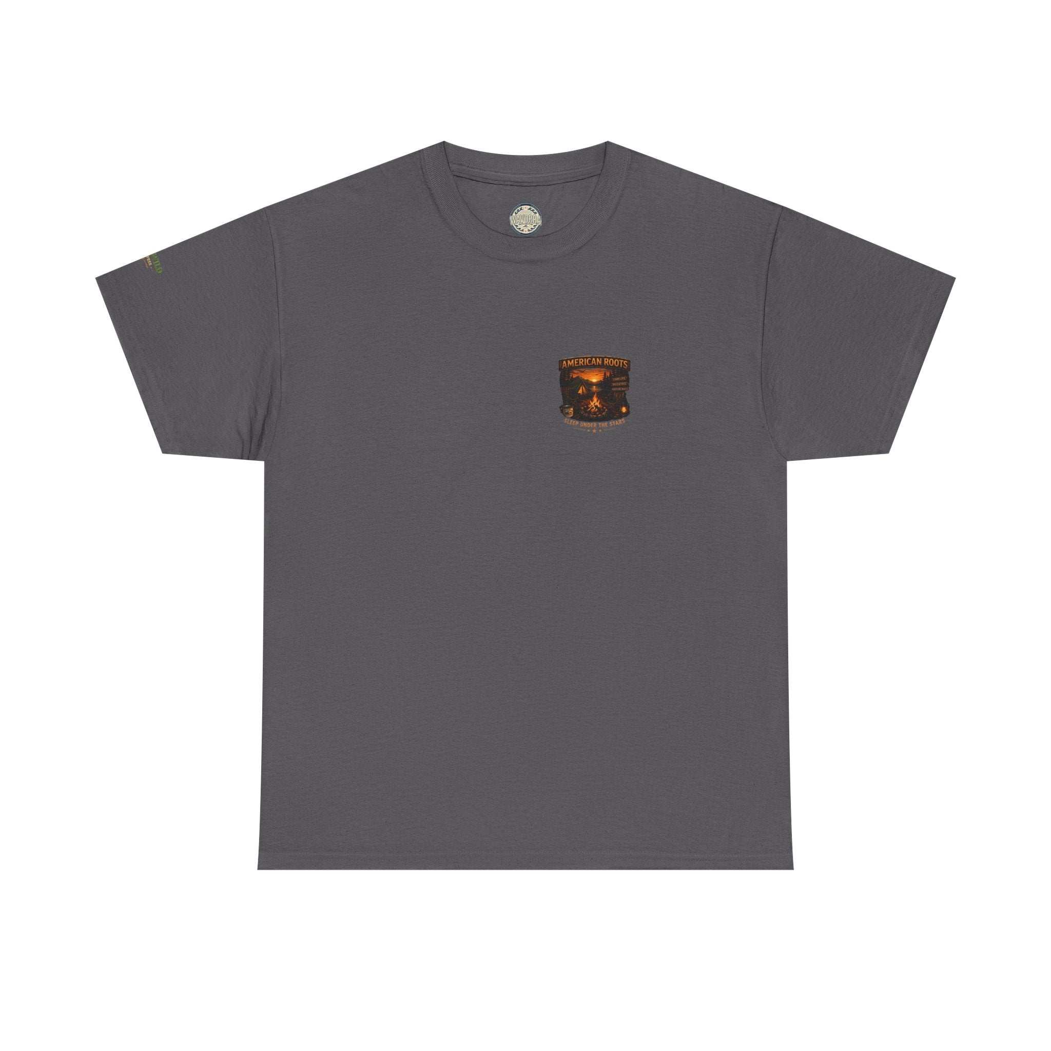 Camping T-Shirt — "American Roots: Sleep Under the Stars" Outdoor Tee