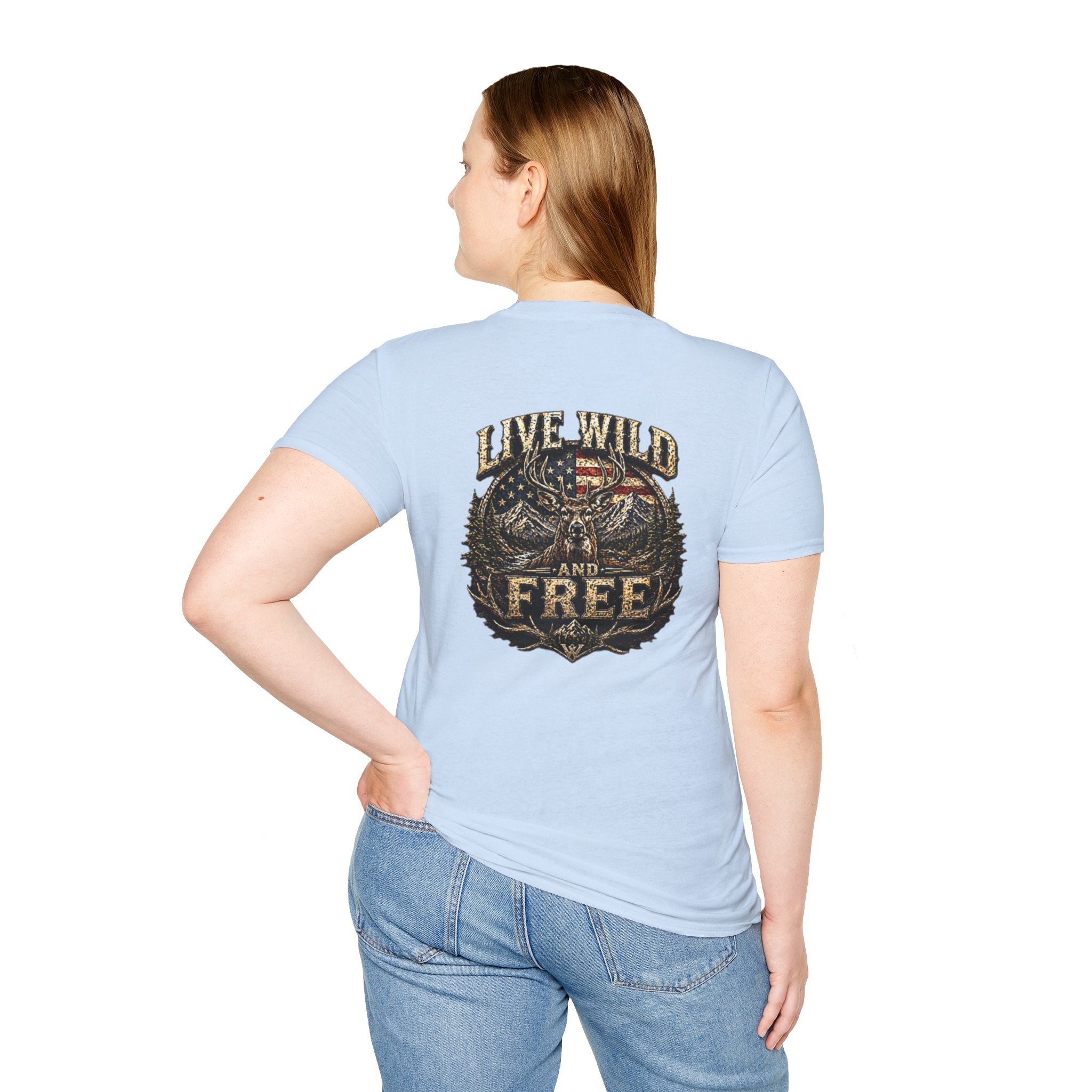 Live Wild and Free T-Shirt — American Eagle Wilderness Graphic Tee