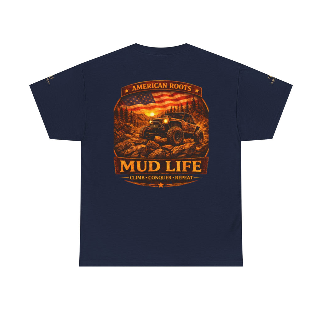 Mud Life Off-Road T-Shirt — American Roots 4x4 Jeep Mudding Graphic Tee