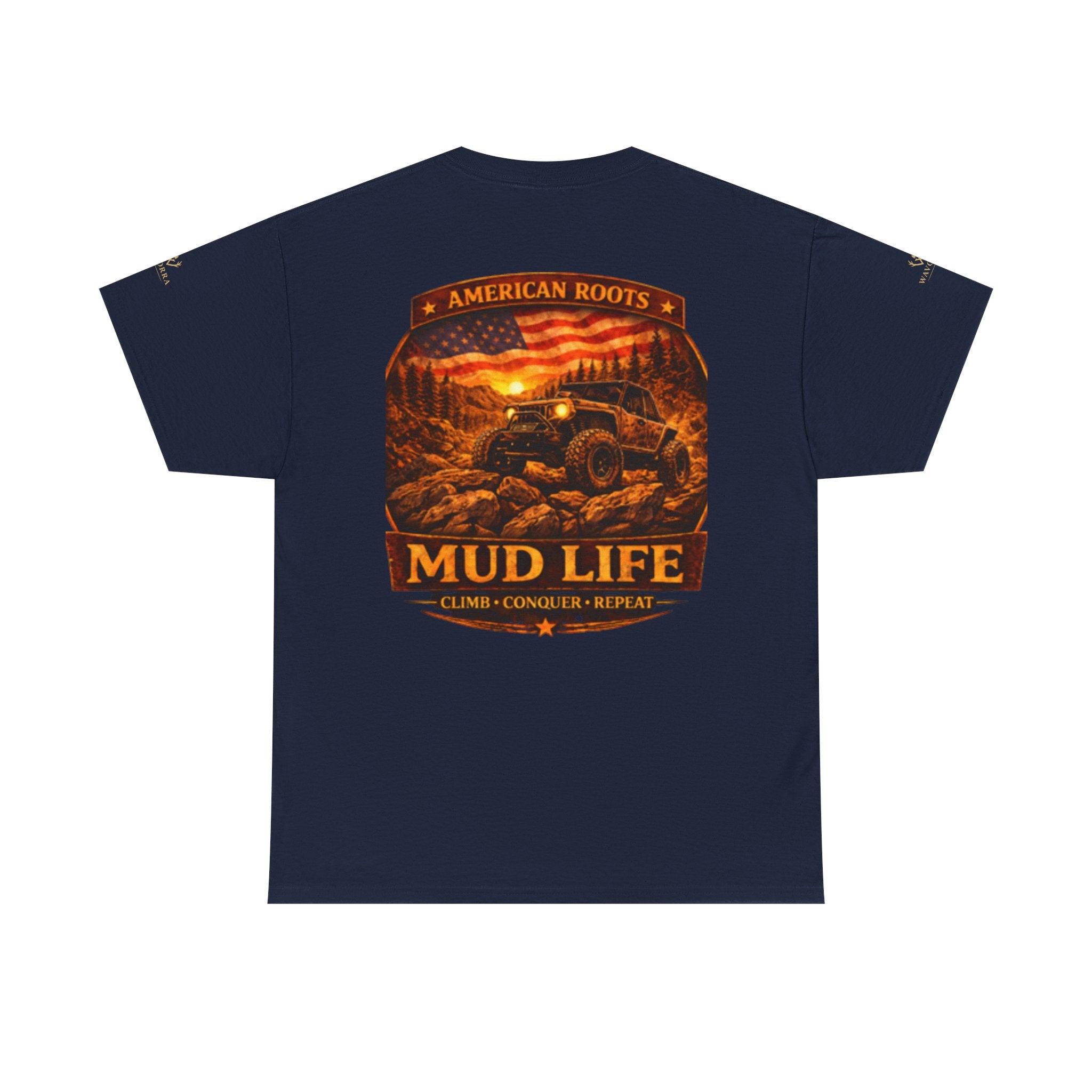 Mud Life Off-Road T-Shirt — American Roots 4x4 Jeep Mudding Graphic Tee