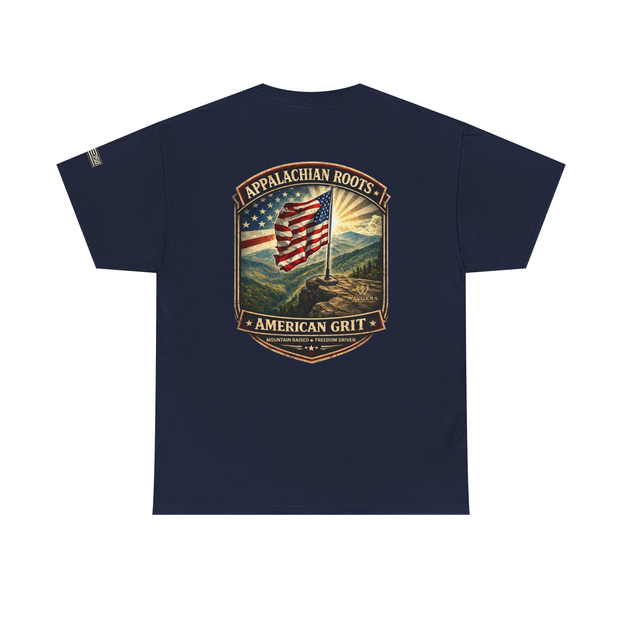 Appalachian Roots T‑Shirt — American Grit Flag Graphic Tee