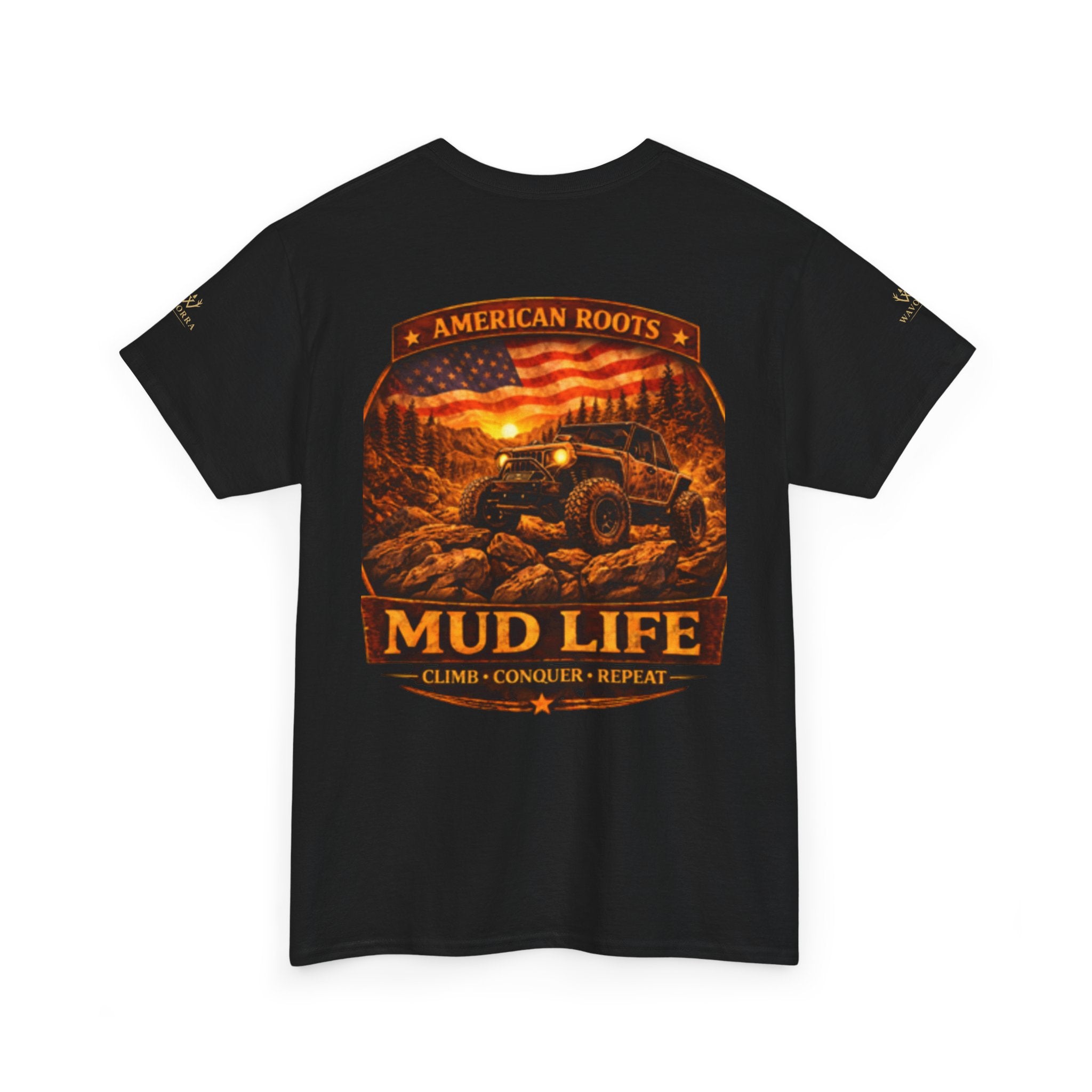 Mud Life Off-Road T-Shirt — American Roots 4x4 Jeep Mudding Graphic Tee