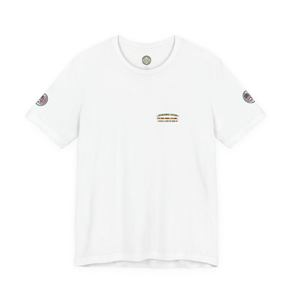 Deer Camp Graphic Tee — American Roots Hunting Cabin T‑Shirt