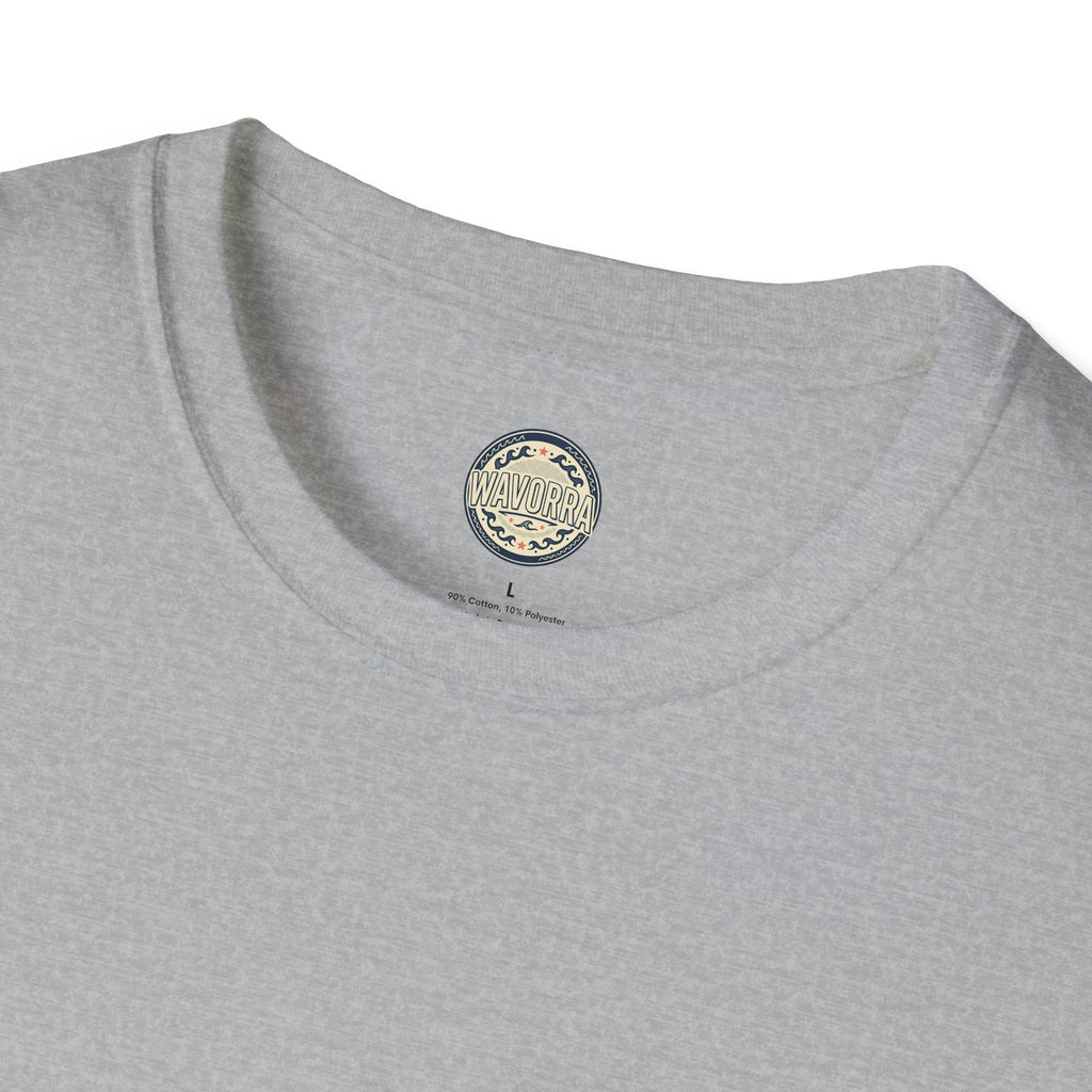 Blue Collar T-Shirt — "Built Not Born" American Flag Work Tee