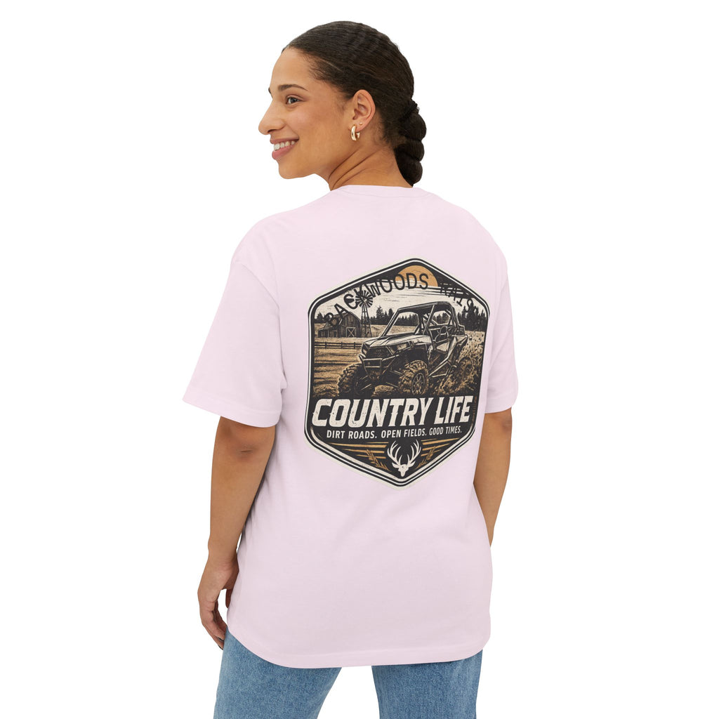 Country Life Tee — "Backwoods Raised" Graphic Shirt