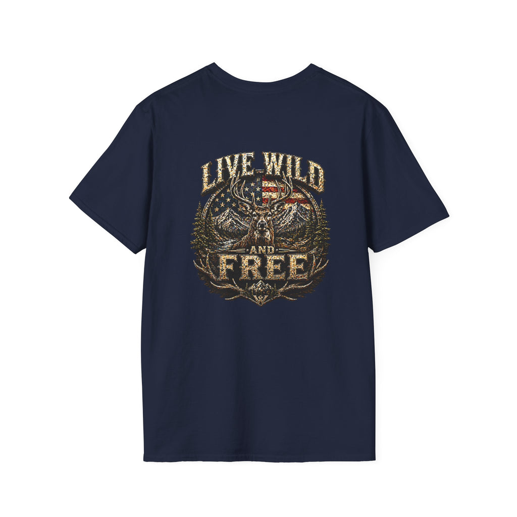 Live Wild and Free T-Shirt — American Eagle Wilderness Graphic Tee