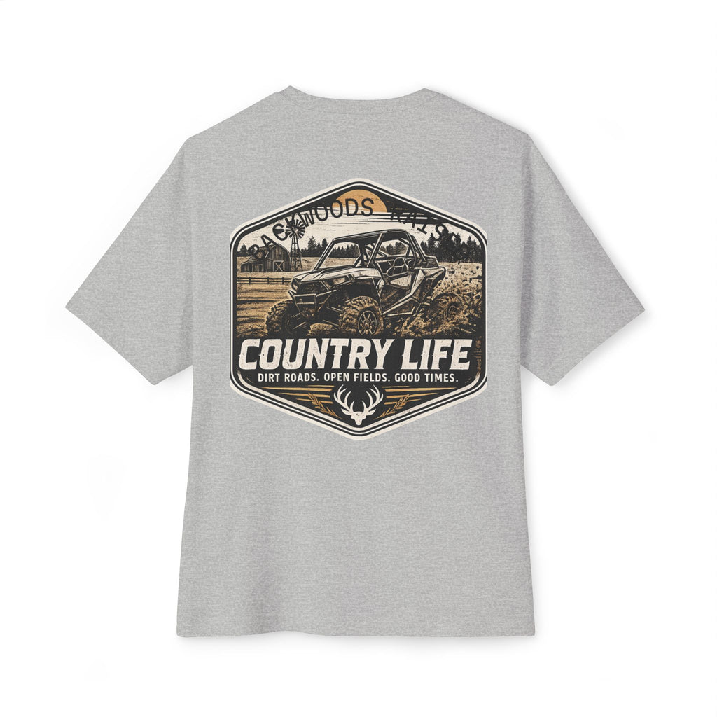 Country Life Tee — "Backwoods Raised" Graphic Shirt