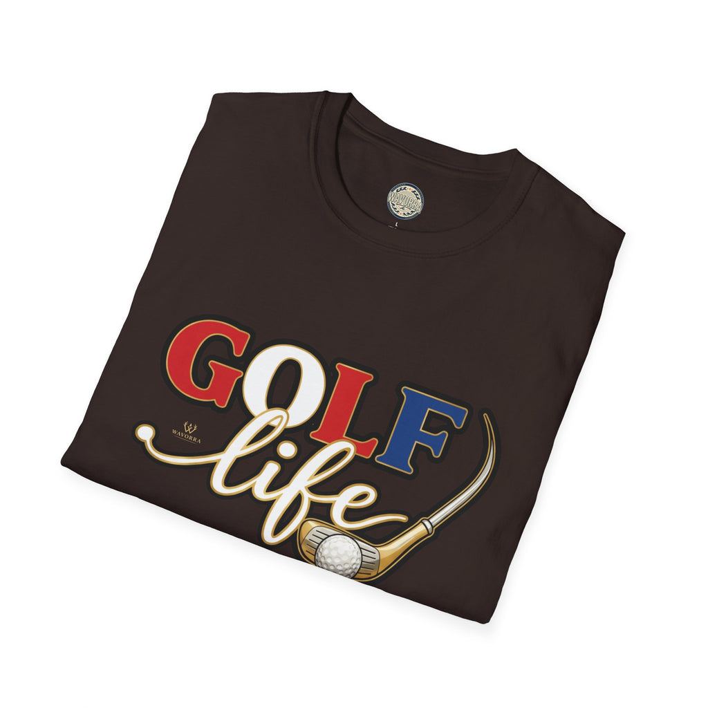 Golf Life T-Shirt — Retro Golf Club & Ball Design