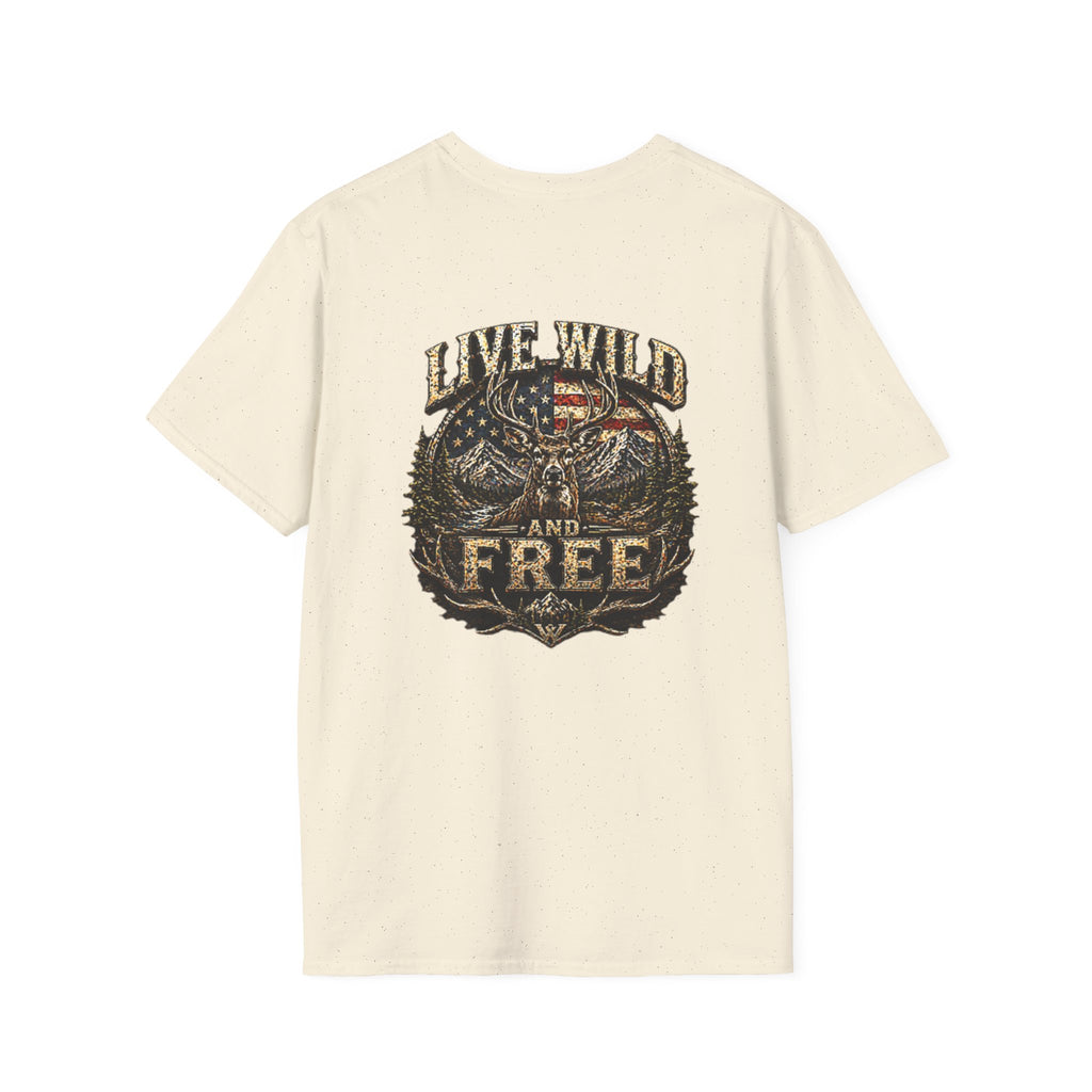 Live Wild and Free T-Shirt — American Eagle Wilderness Graphic Tee