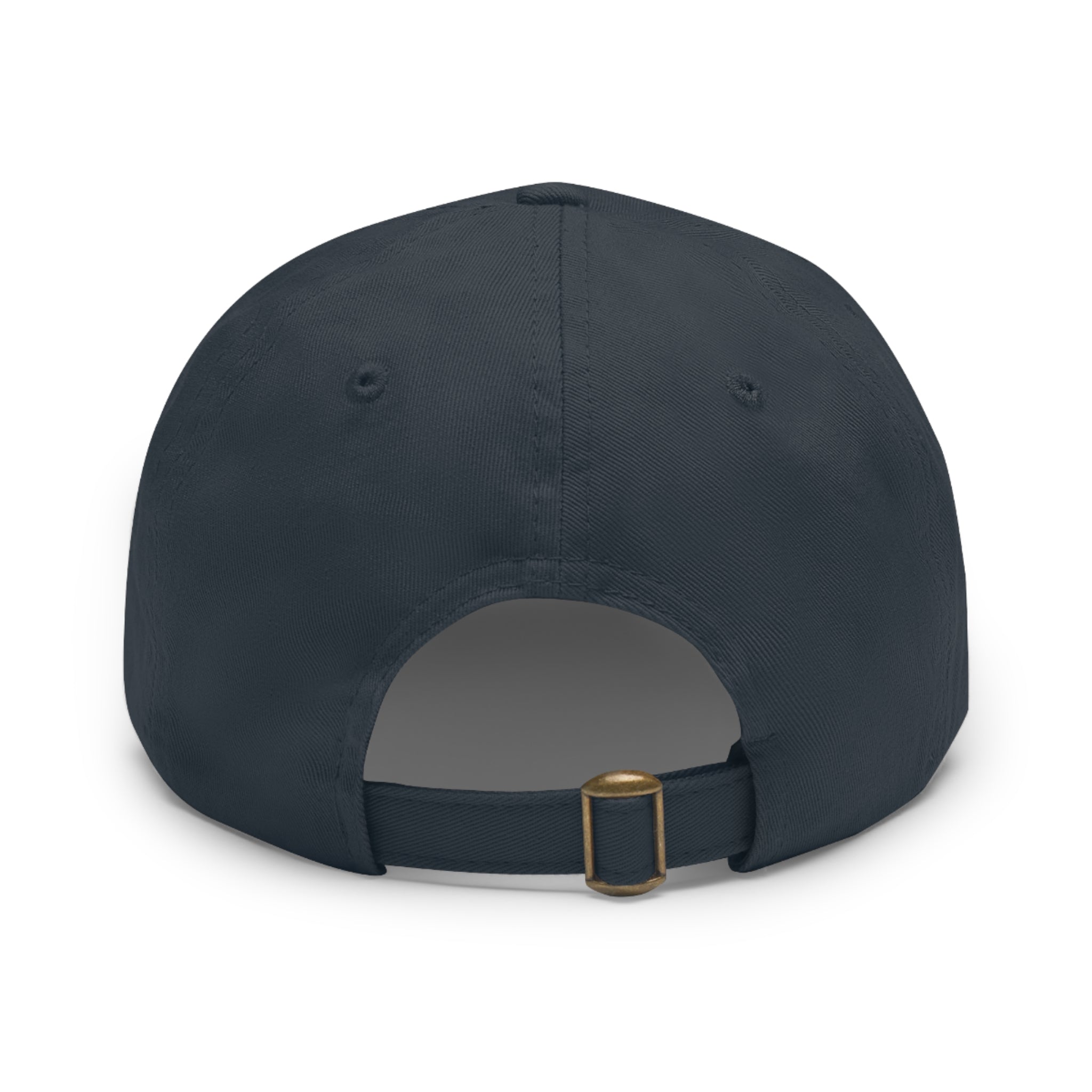 Wavorra Leather Patch Dad Hat — Vintage Mountain Logo Cap