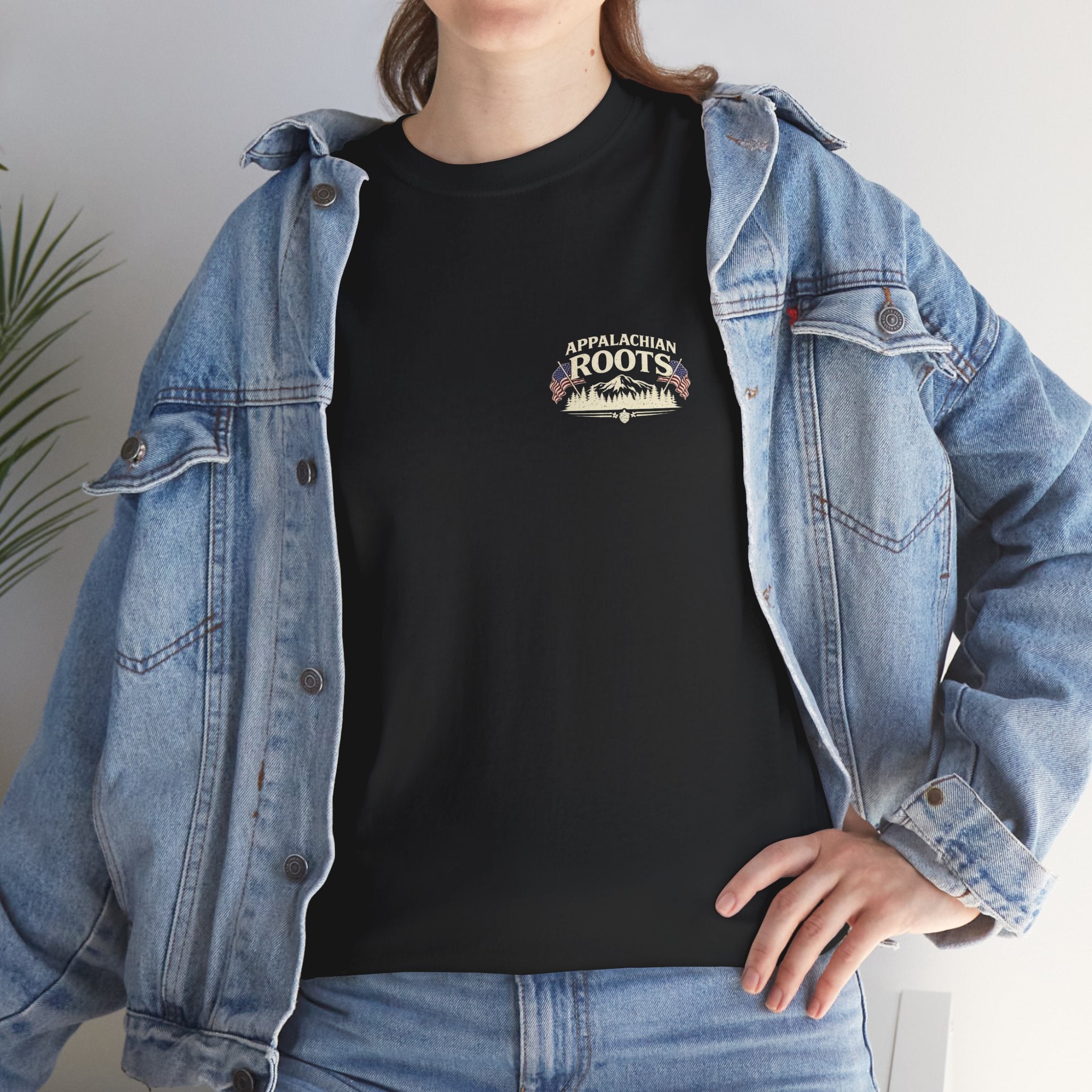 Appalachian Roots T‑Shirt — American Grit Flag Graphic Tee