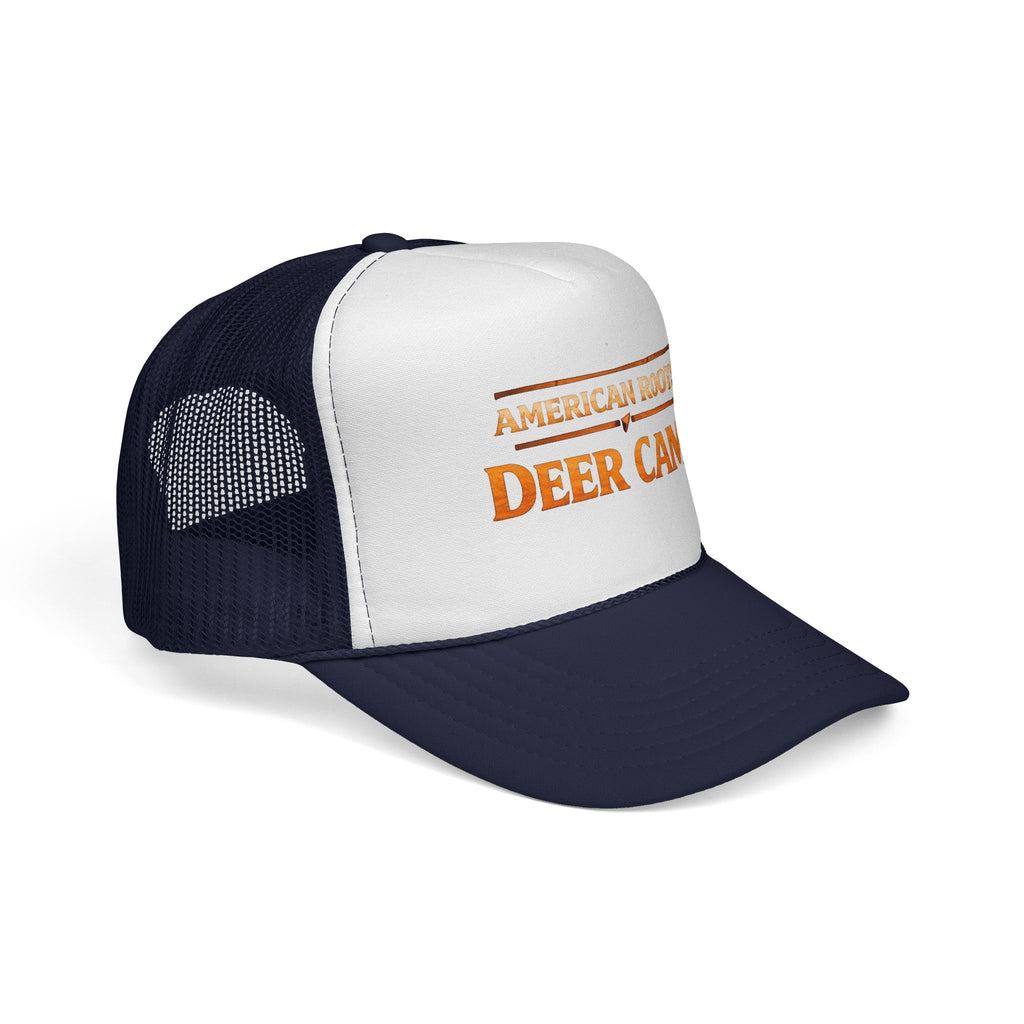 Deer Camp Trucker Hat — "American Roots" Vintage Hunting Cap