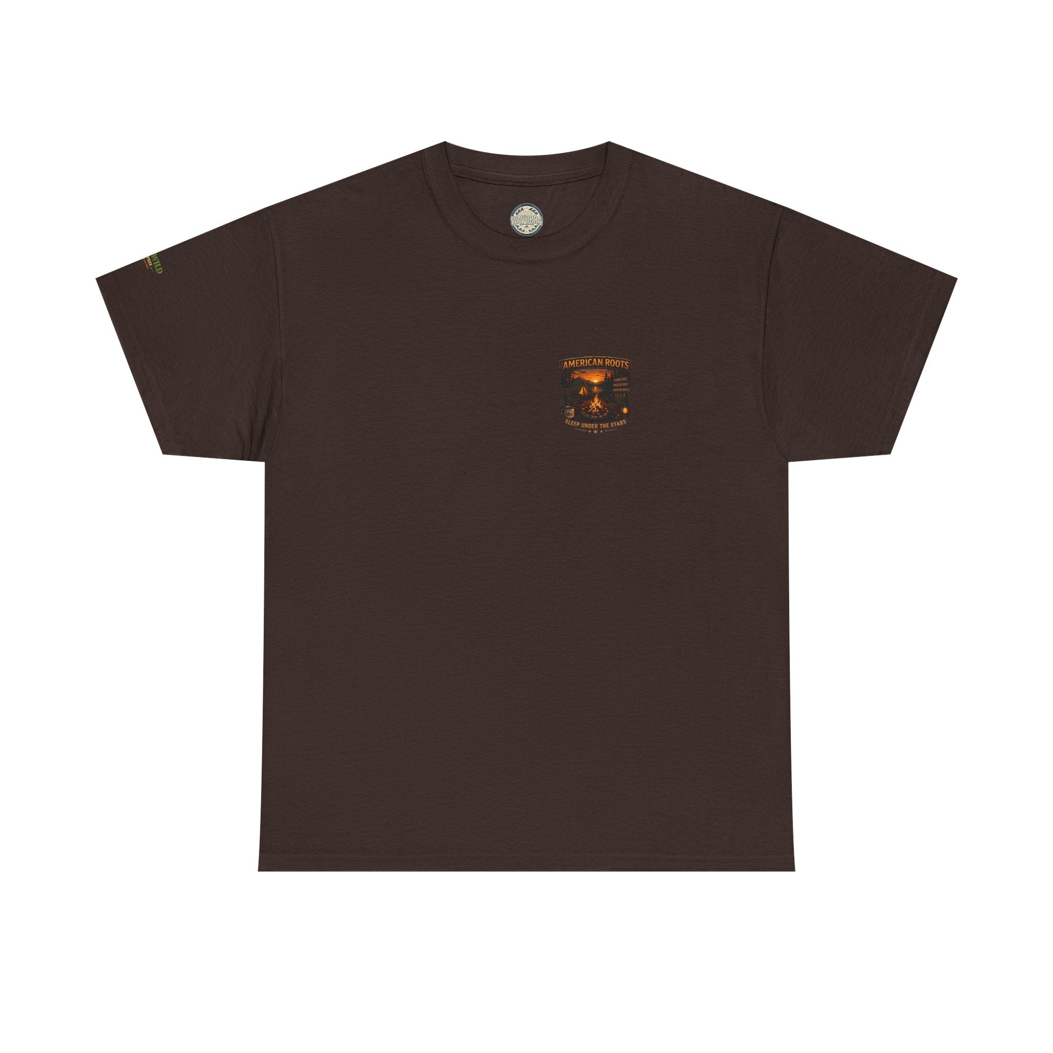 Camping T-Shirt — "American Roots: Sleep Under the Stars" Outdoor Tee