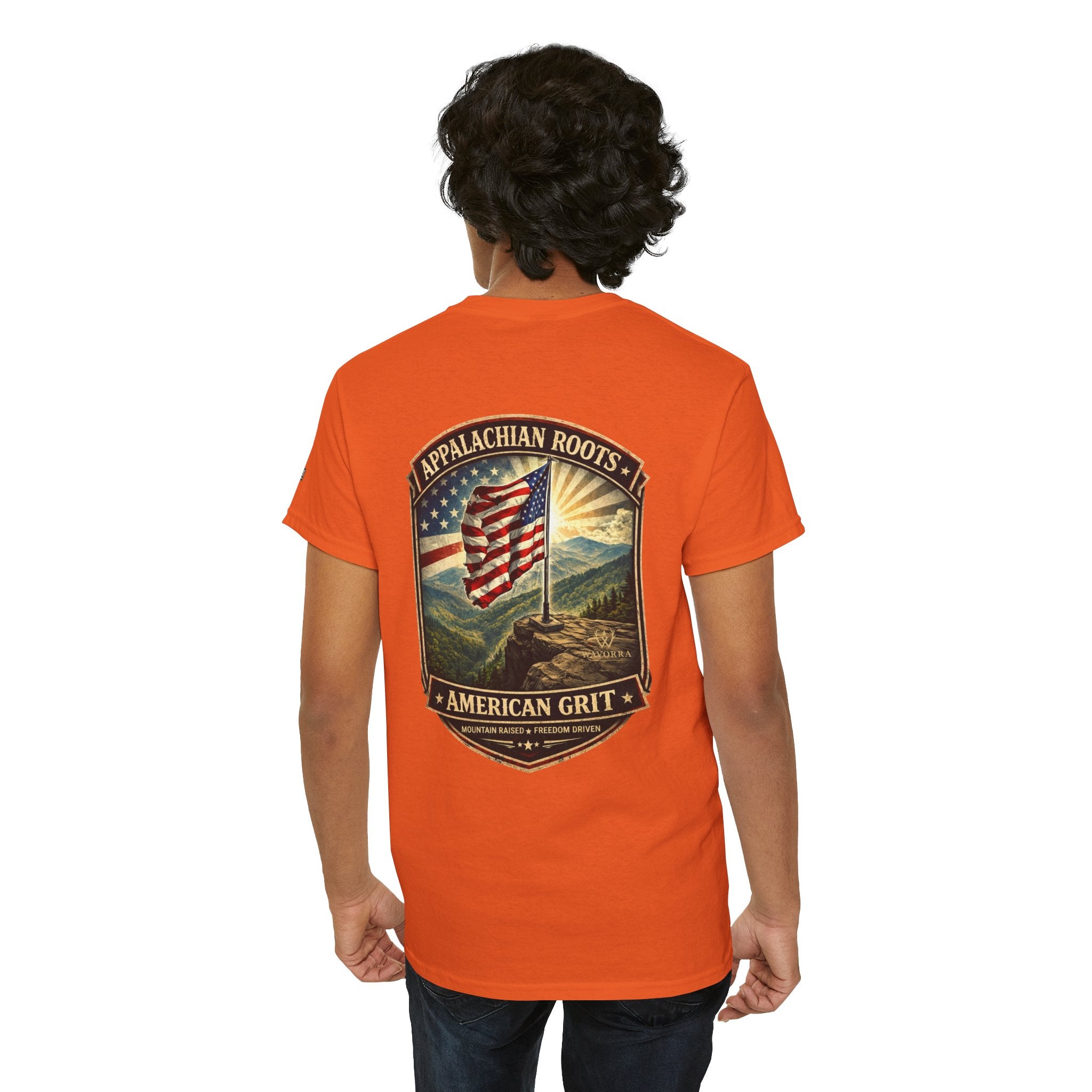 Appalachian Roots T‑Shirt — American Grit Flag Graphic Tee