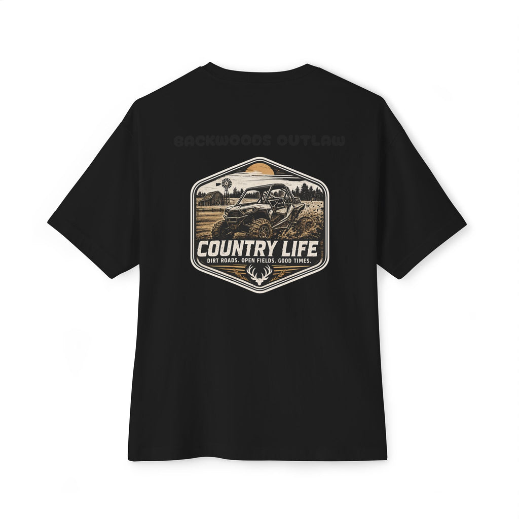 Country Life Tee — "Backwoods Raised" Graphic Shirt