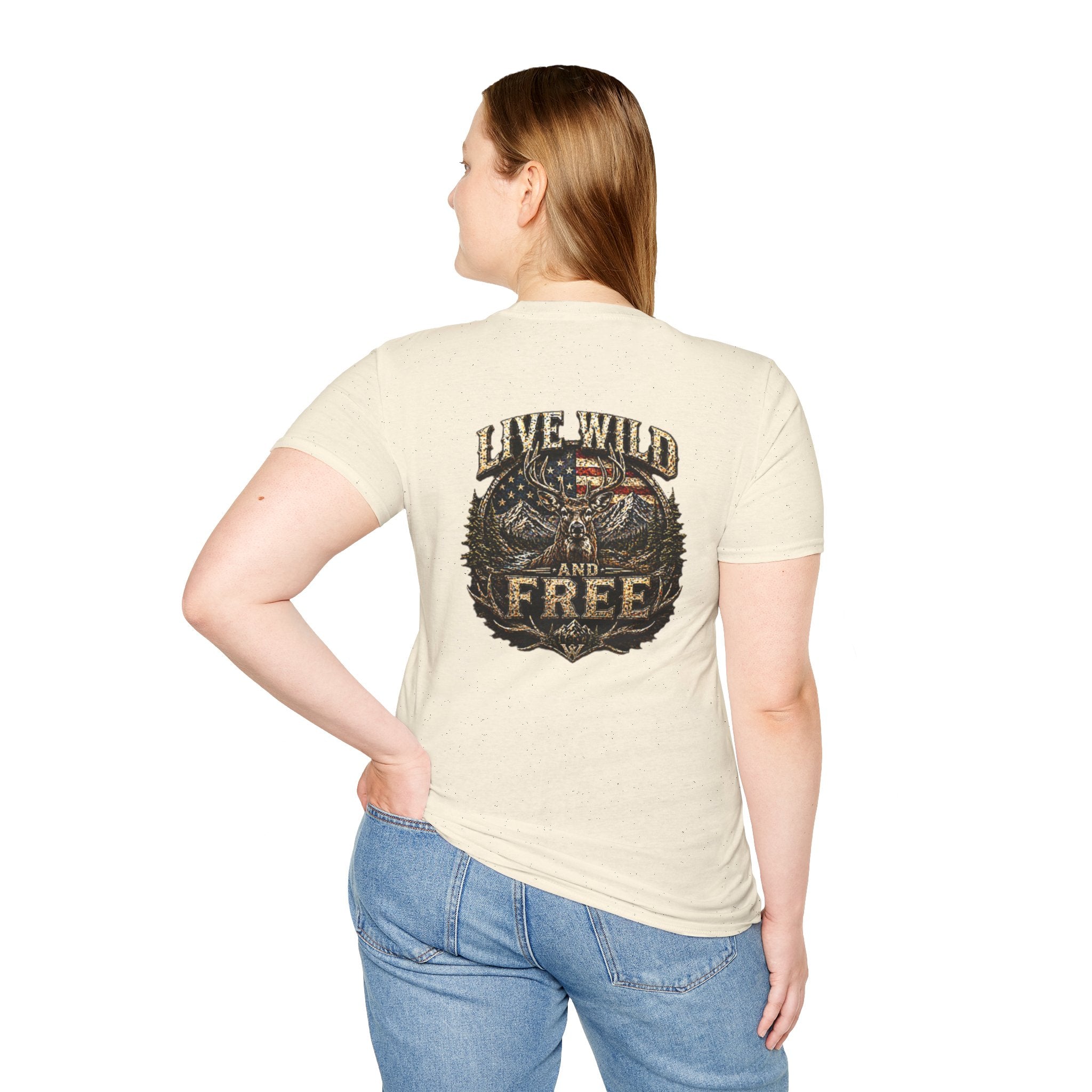 Live Wild and Free T-Shirt — American Eagle Wilderness Graphic Tee