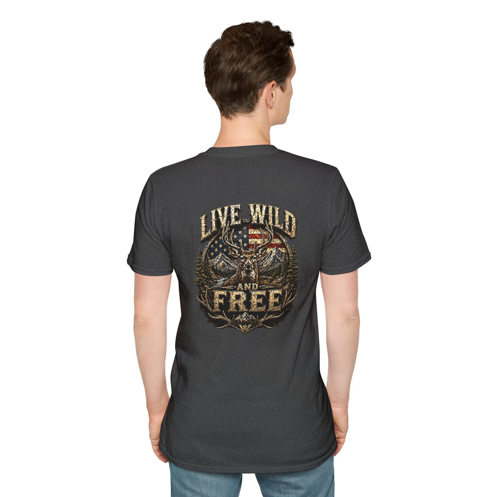 Live Wild and Free T-Shirt — American Eagle Wilderness Graphic Tee