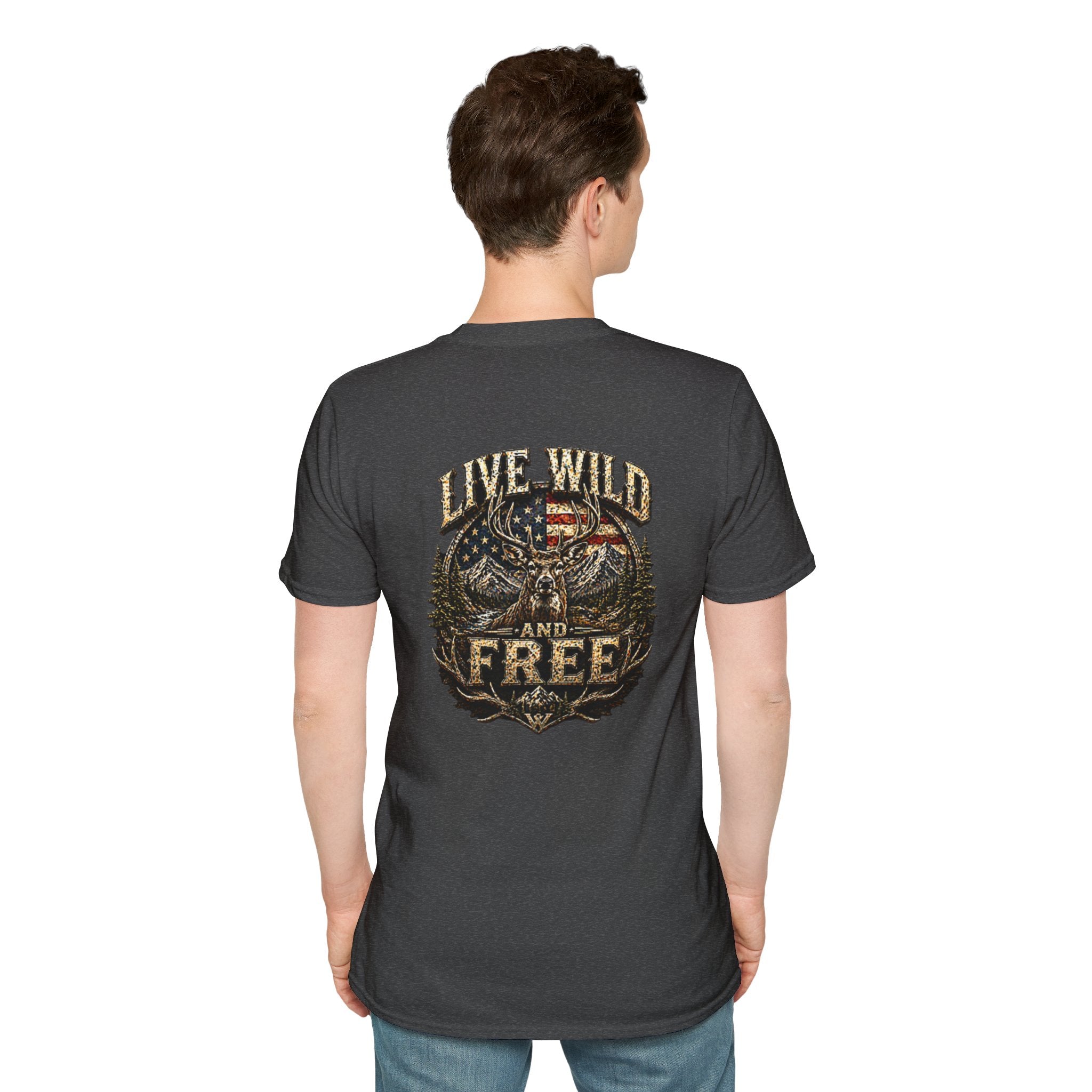 Live Wild and Free T-Shirt — American Eagle Wilderness Graphic Tee