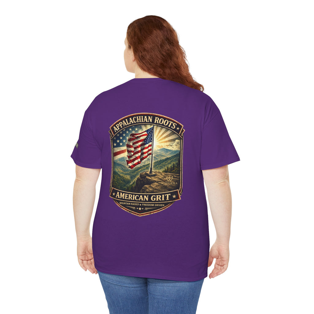 Appalachian Roots T‑Shirt — American Grit Flag Graphic Tee
