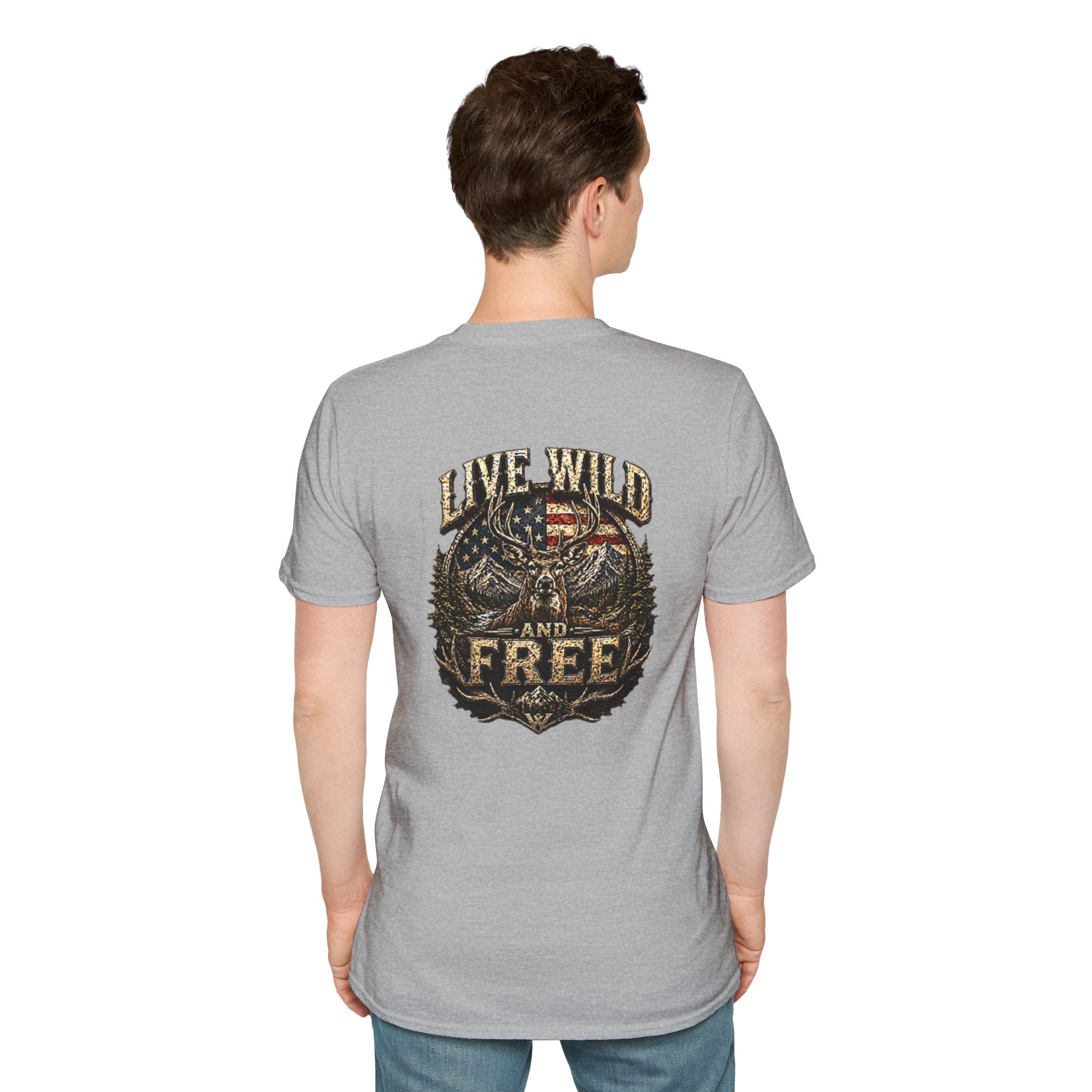 Live Wild and Free T-Shirt — American Eagle Wilderness Graphic Tee
