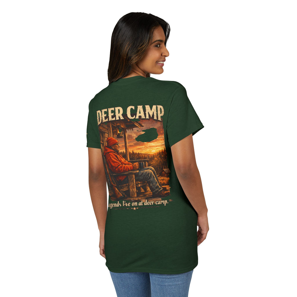 Deer Camp T-Shirt — Vintage Outdoors Hunting Graphic Tee