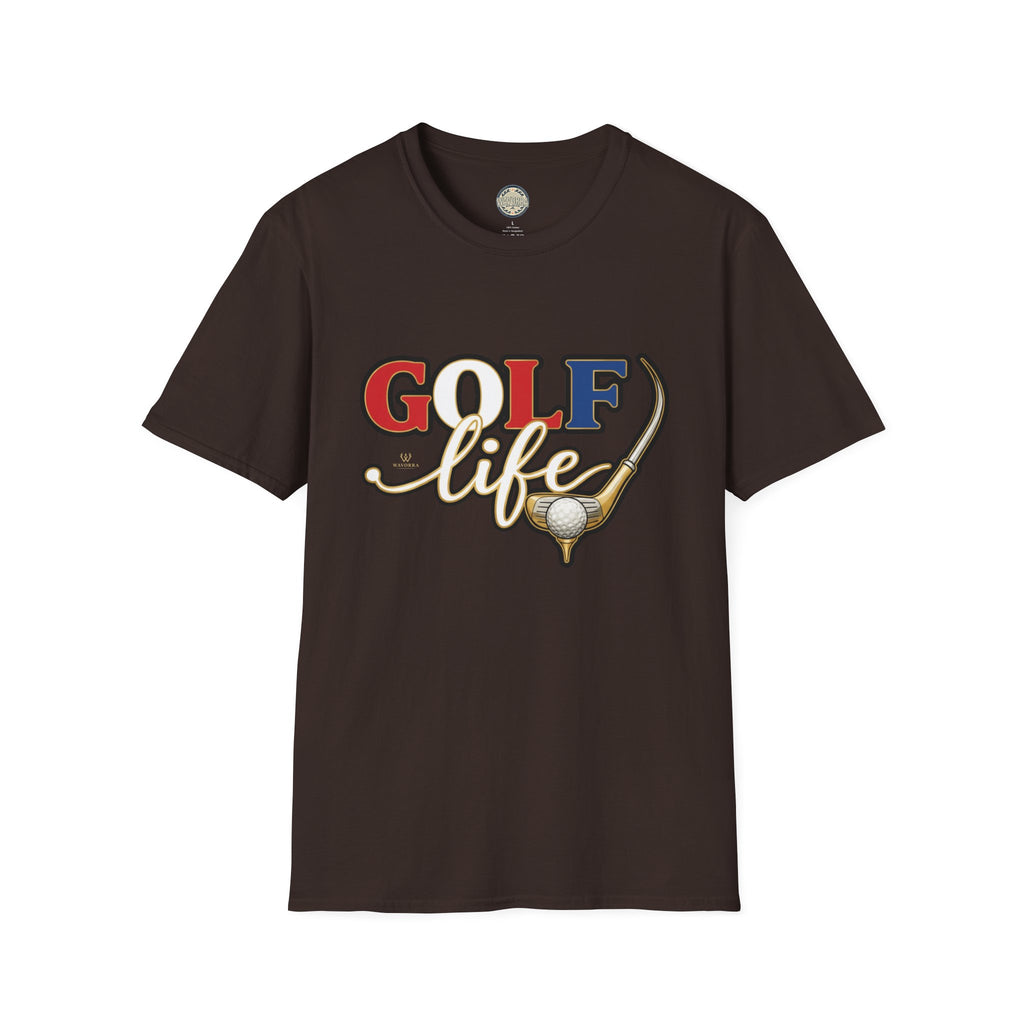 Golf Life T-Shirt — Retro Golf Club & Ball Design
