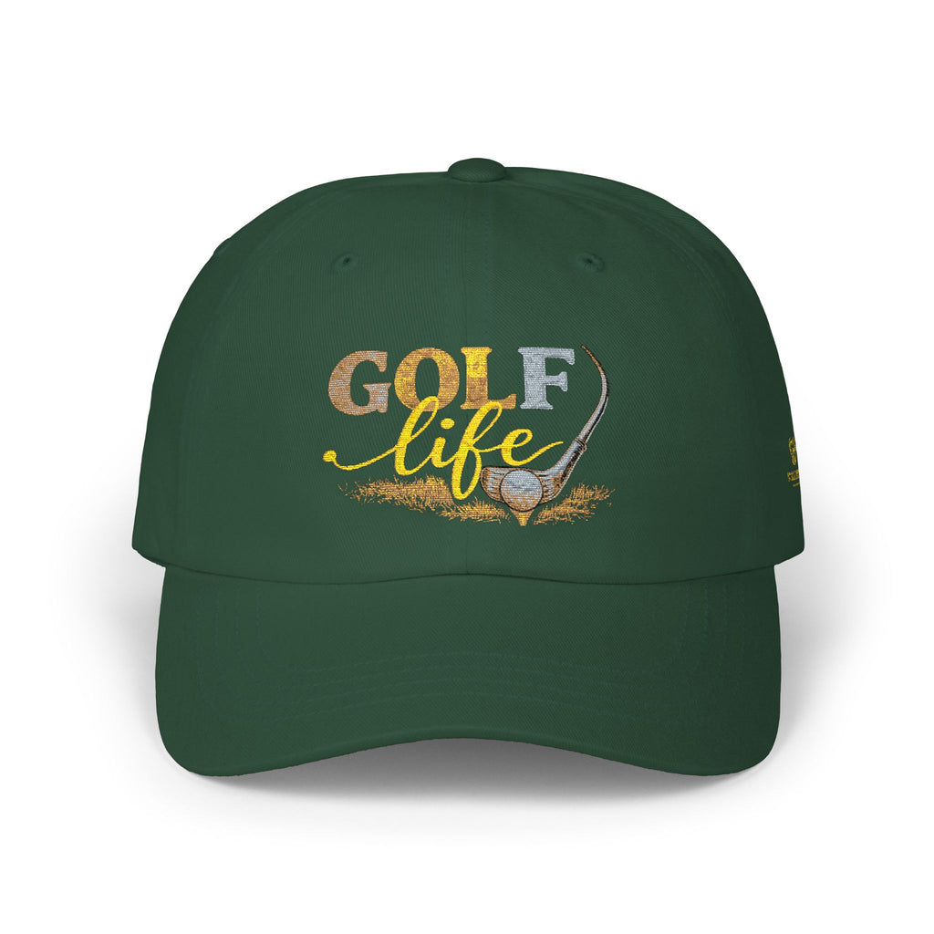 Golf Life Dad Cap — Embroidered Golf Club & Ball Hat
