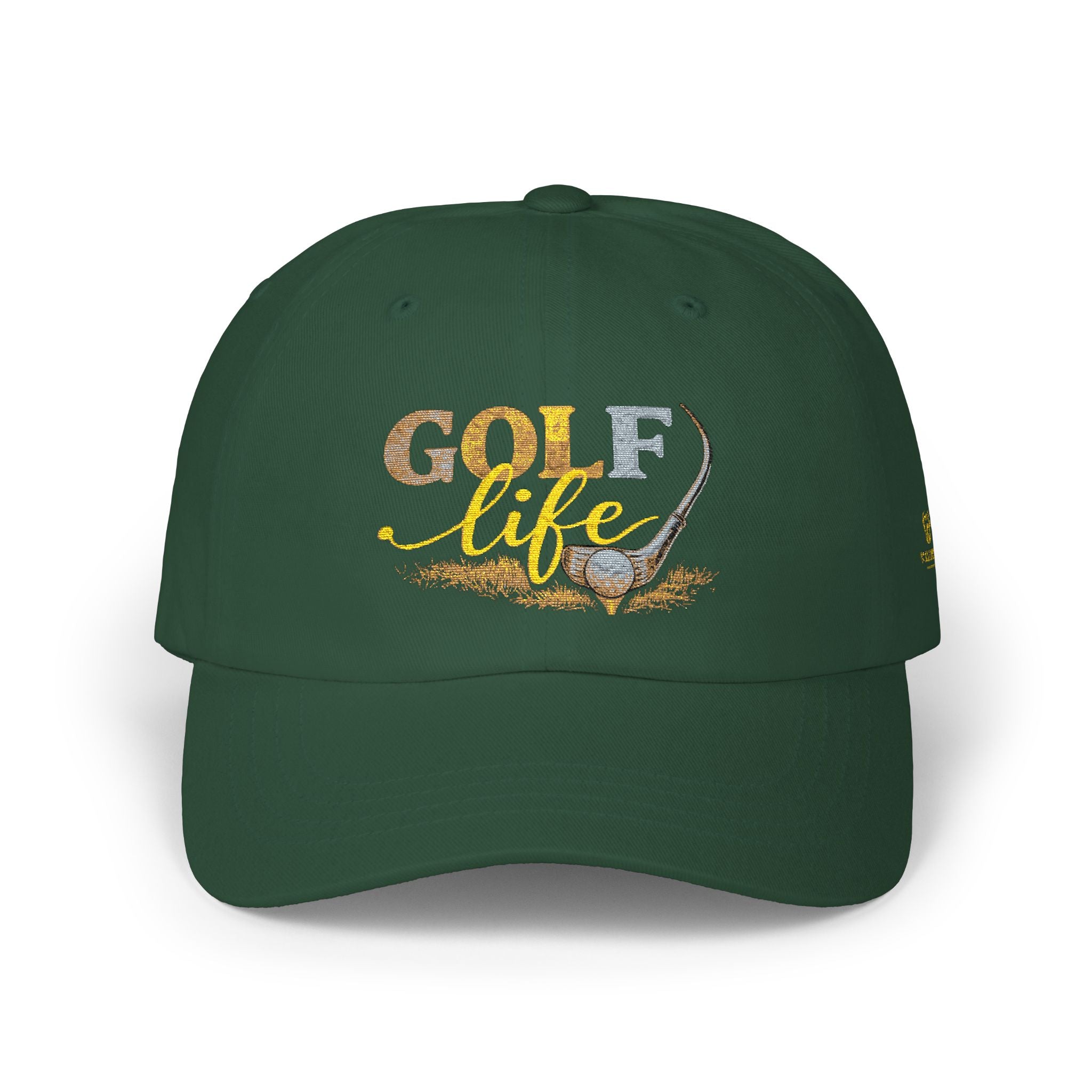 Golf Life Dad Cap — Embroidered Golf Club & Ball Hat