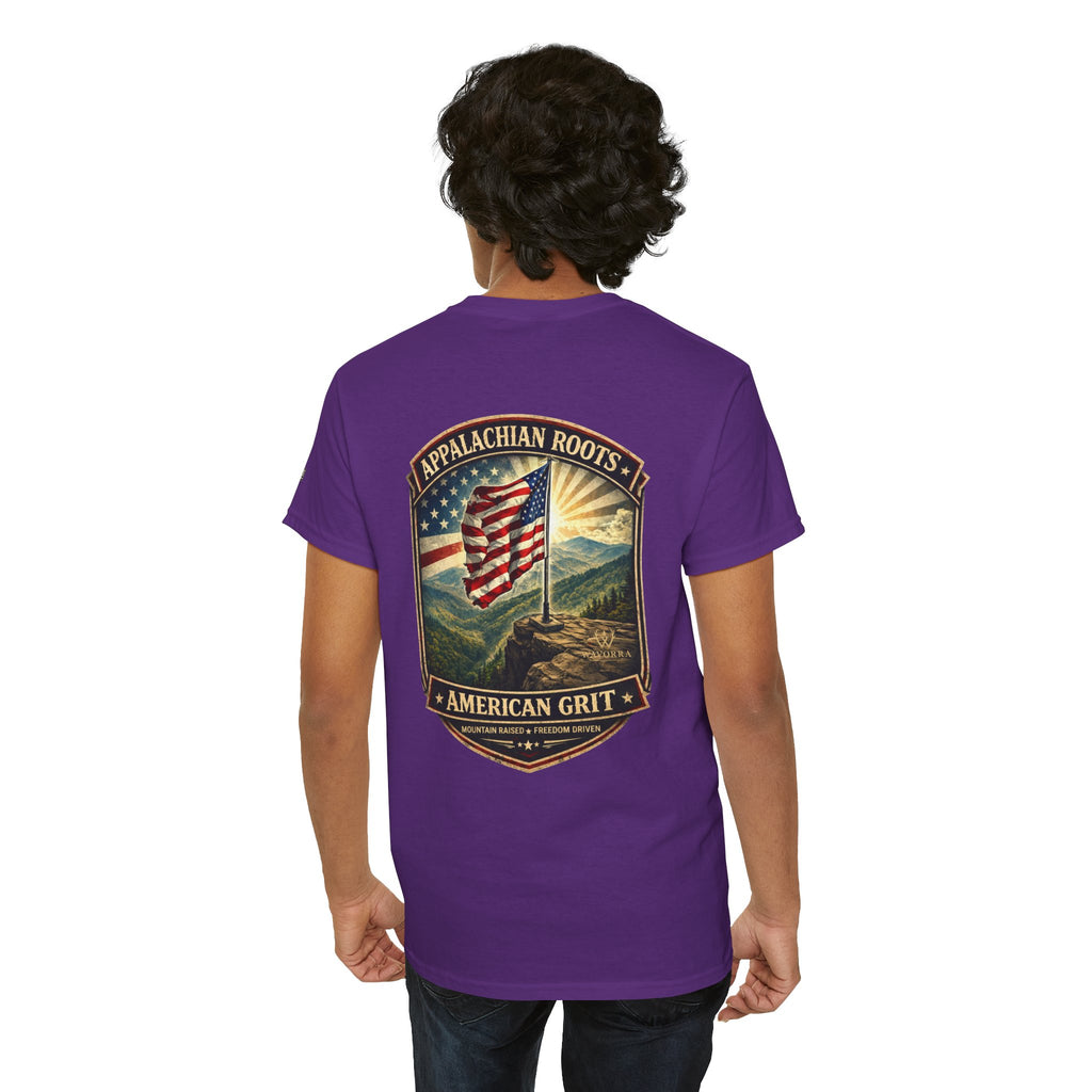 Appalachian Roots T‑Shirt — American Grit Flag Graphic Tee
