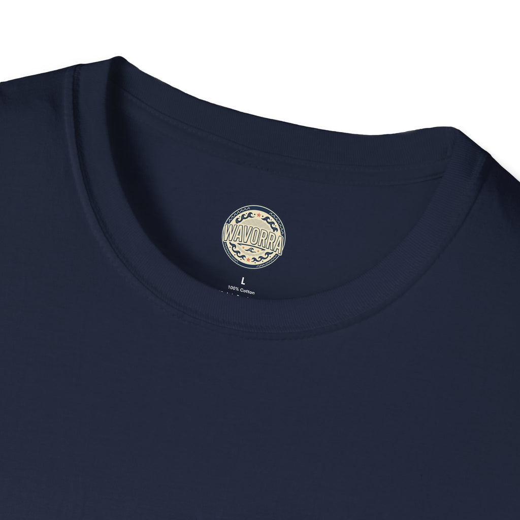 Blue Collar T-Shirt — "Built Not Born" American Flag Work Tee