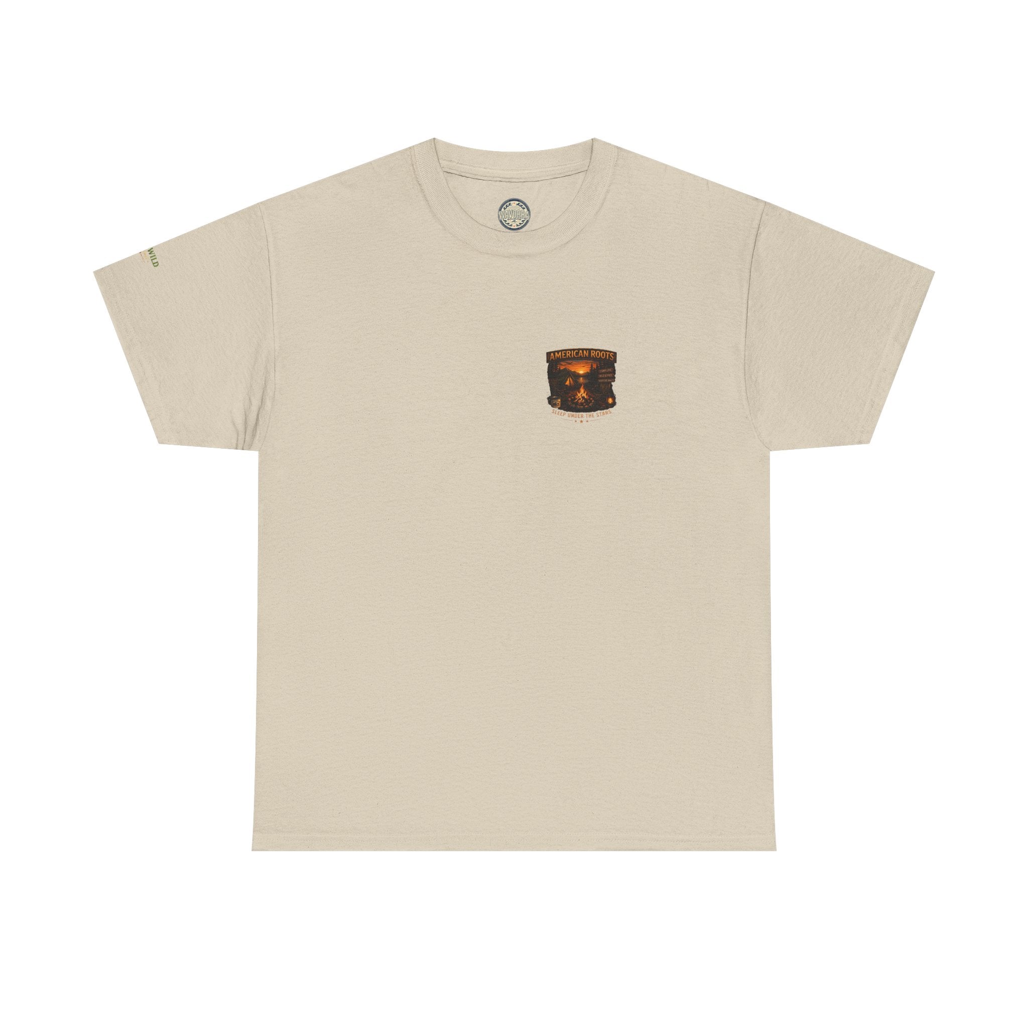 Camping T-Shirt — "American Roots: Sleep Under the Stars" Outdoor Tee