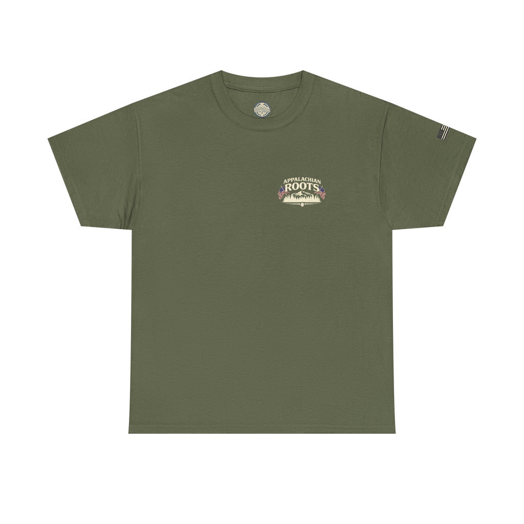 Appalachian Roots T‑Shirt — American Grit Flag Graphic Tee