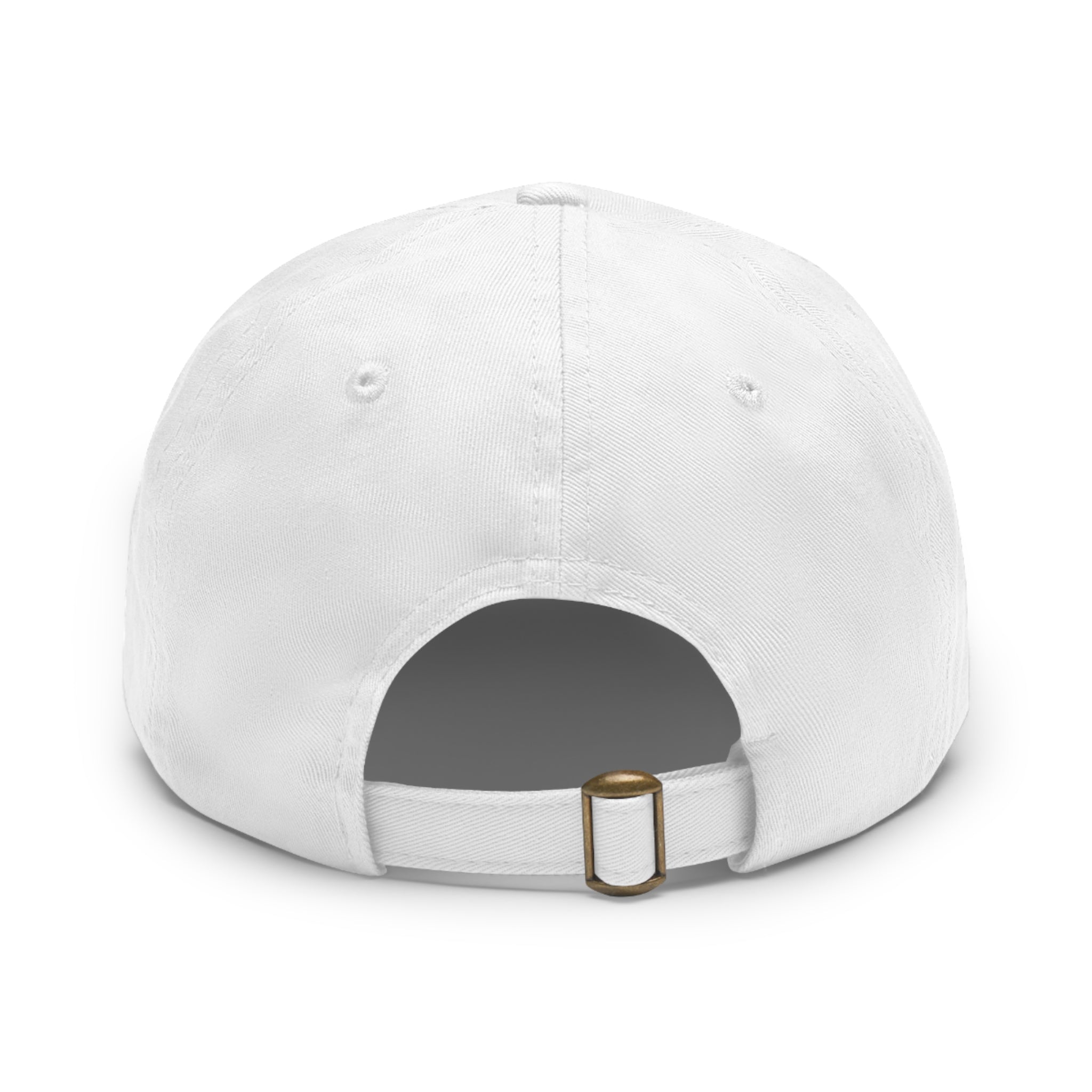 Wavorra Leather Patch Dad Hat — Vintage Mountain Logo Cap