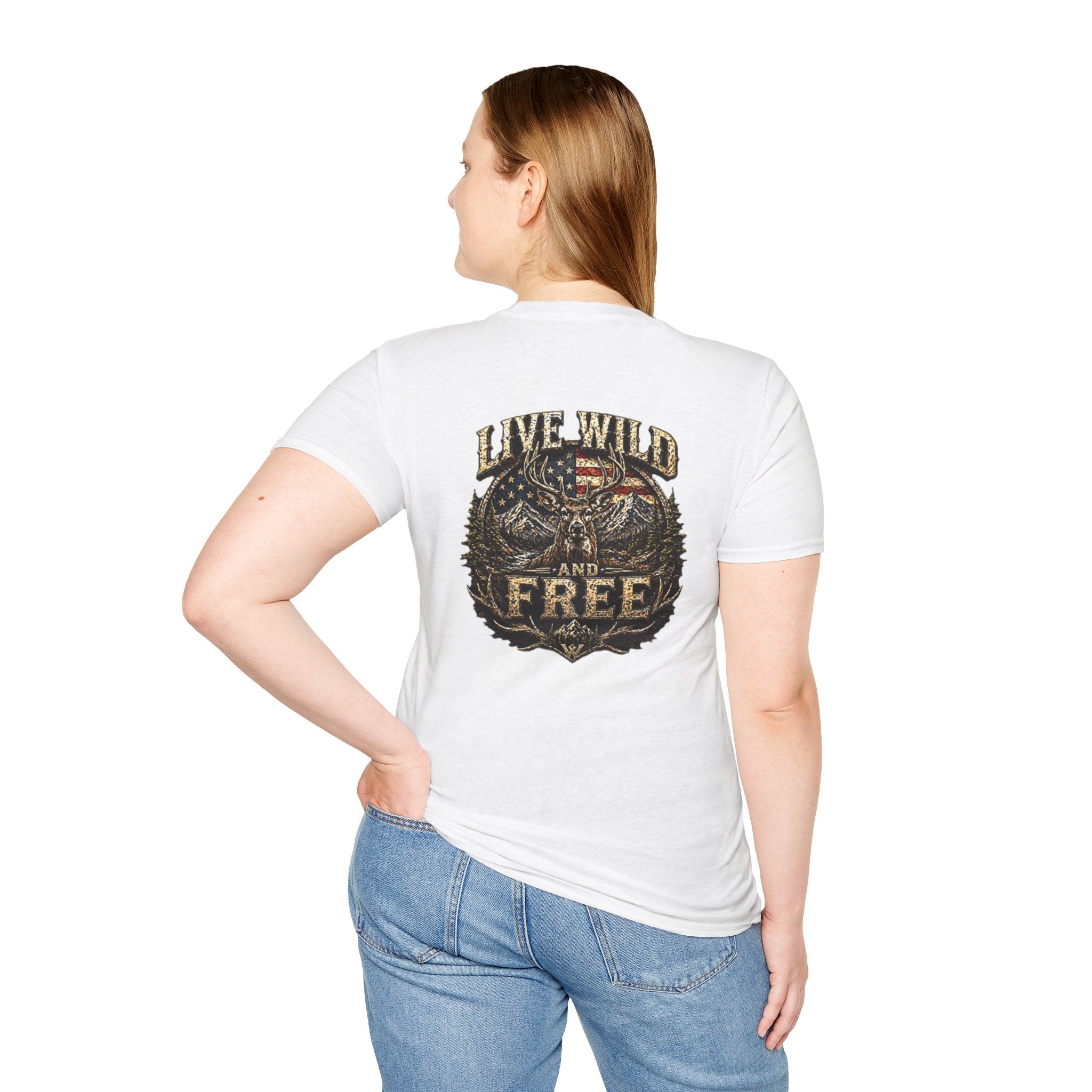 Live Wild and Free T-Shirt — American Eagle Wilderness Graphic Tee