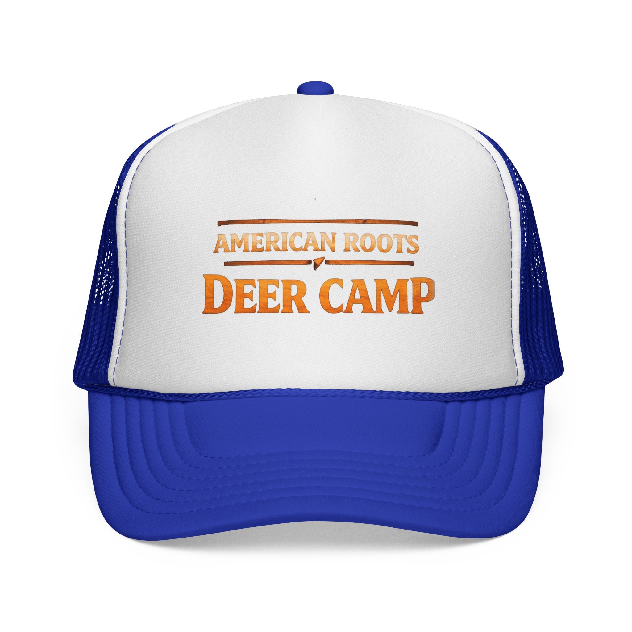 Deer Camp Trucker Hat — "American Roots" Vintage Hunting Cap