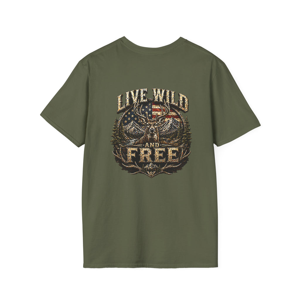 Live Wild and Free T-Shirt — American Eagle Wilderness Graphic Tee