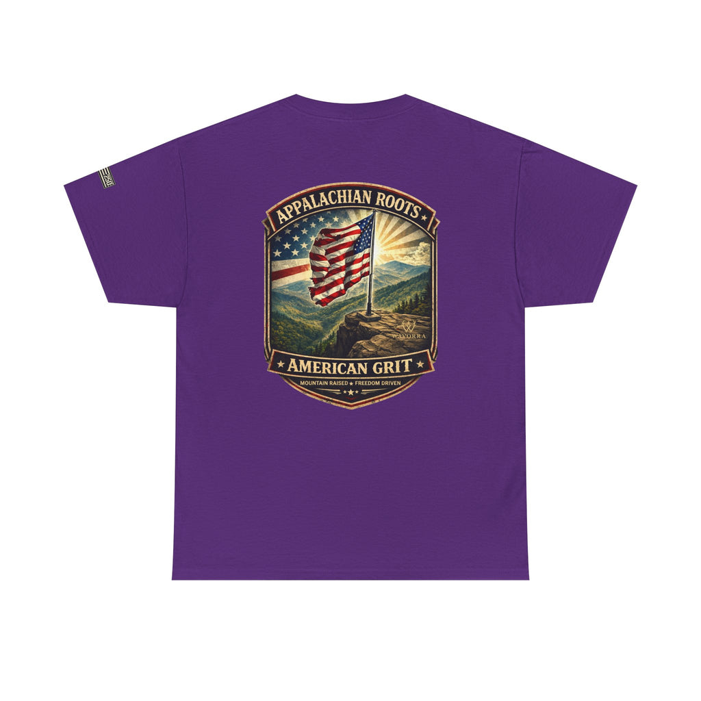 Appalachian Roots T‑Shirt — American Grit Flag Graphic Tee