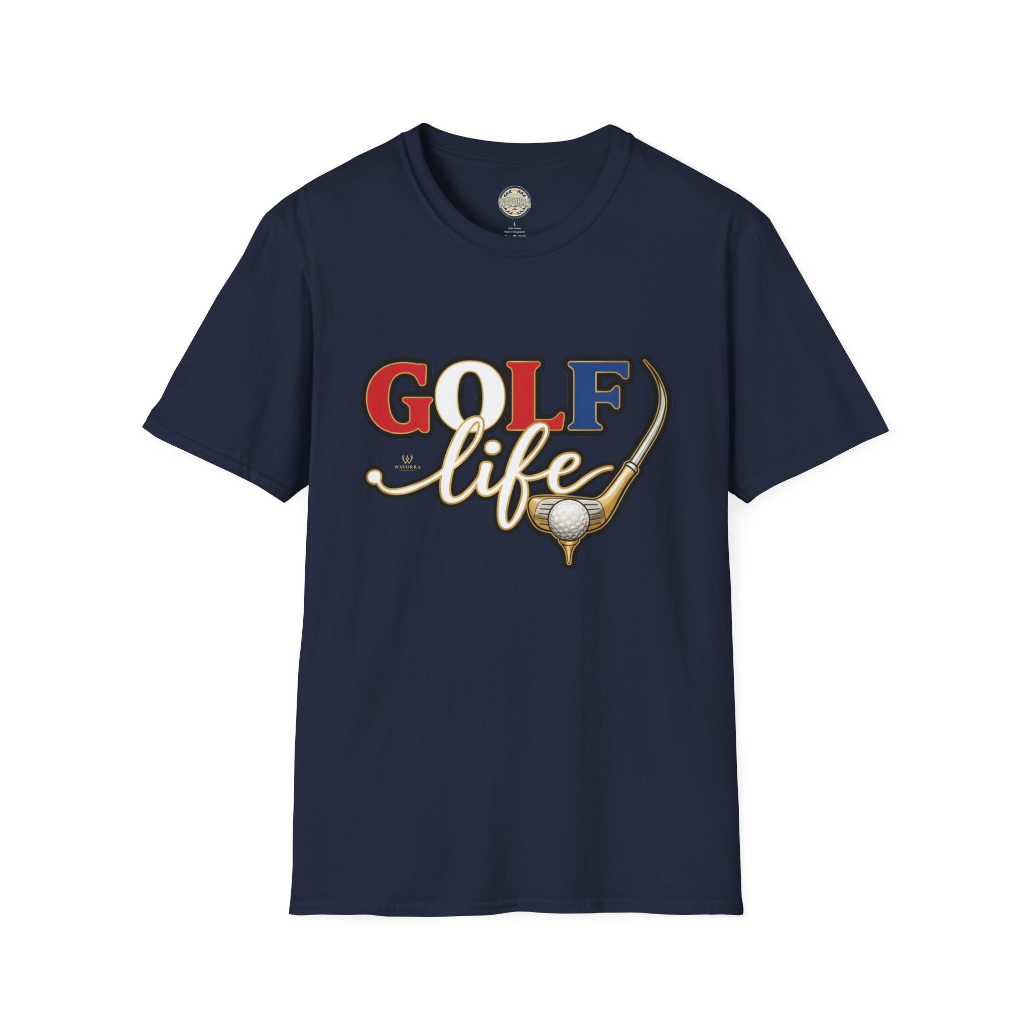 Golf Life T-Shirt — Retro Golf Club & Ball Design