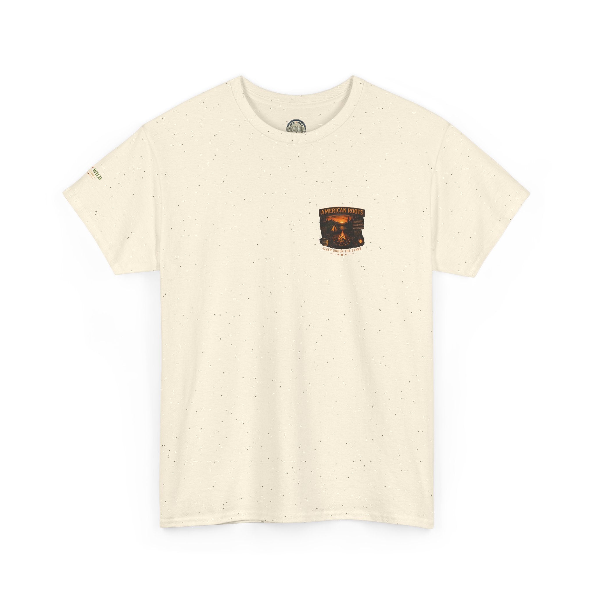 Camping T-Shirt — "American Roots: Sleep Under the Stars" Outdoor Tee