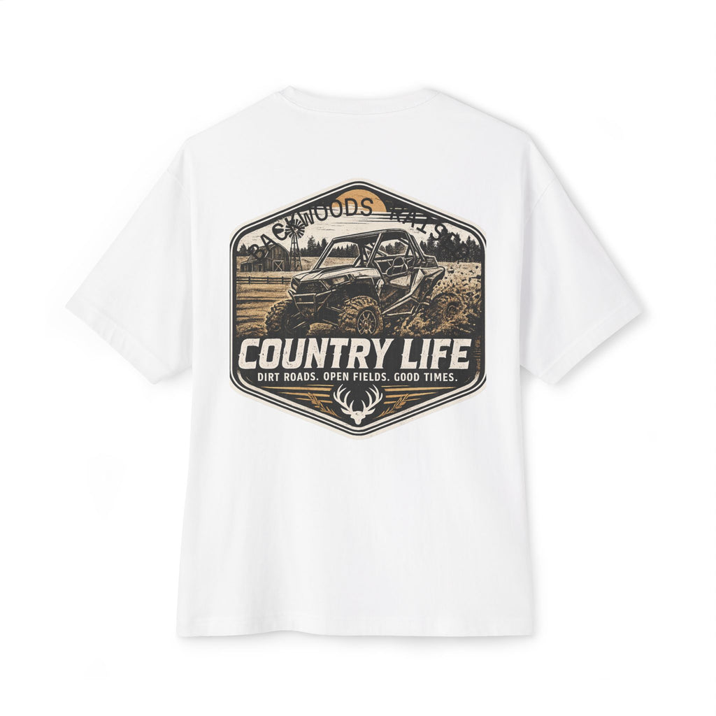 Country Life Tee — "Backwoods Raised" Graphic Shirt