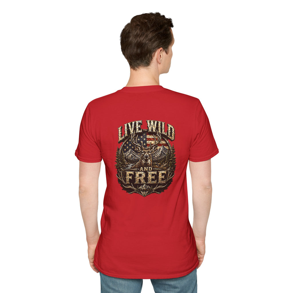 Live Wild and Free T-Shirt — American Eagle Wilderness Graphic Tee