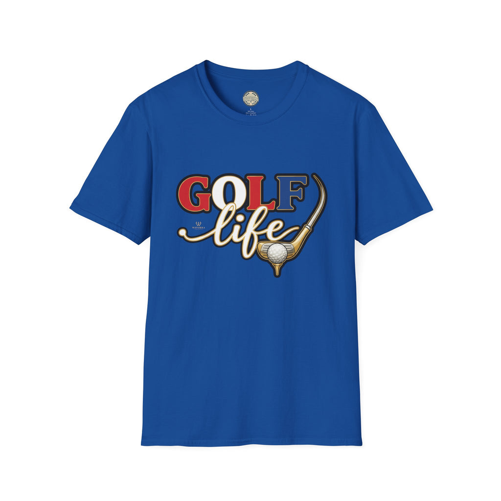 Golf Life T-Shirt — Retro Golf Club & Ball Design