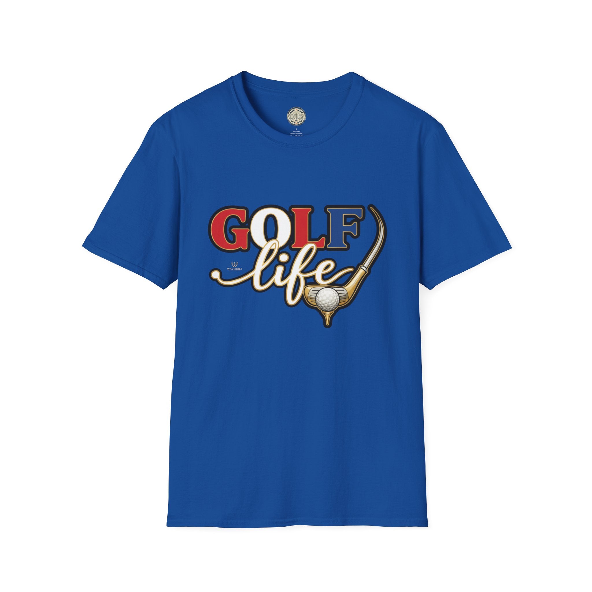 Golf Life T-Shirt — Retro Golf Club & Ball Design