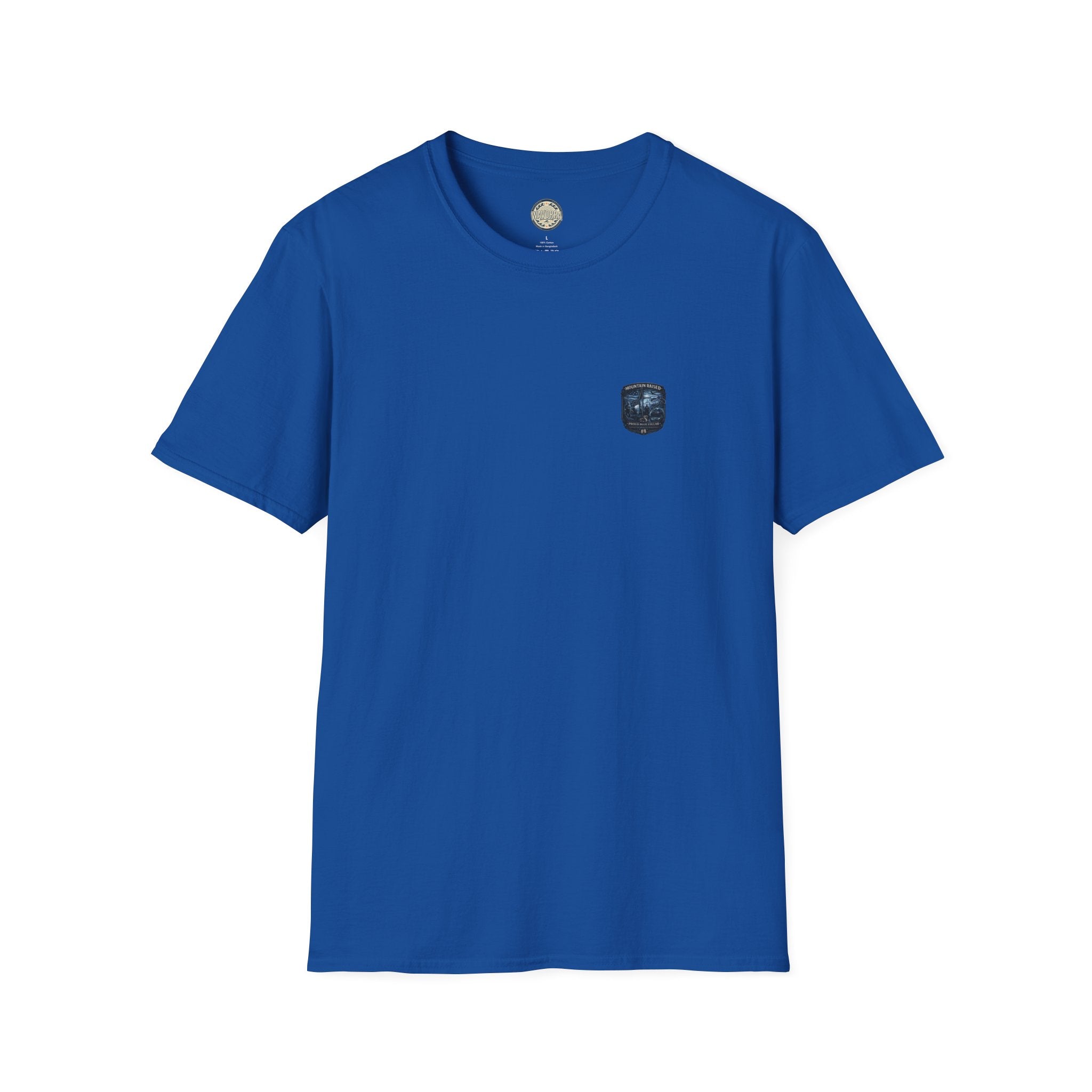 Mountain Raised T-Shirt — Proud Blue Collar Workwear Graphic