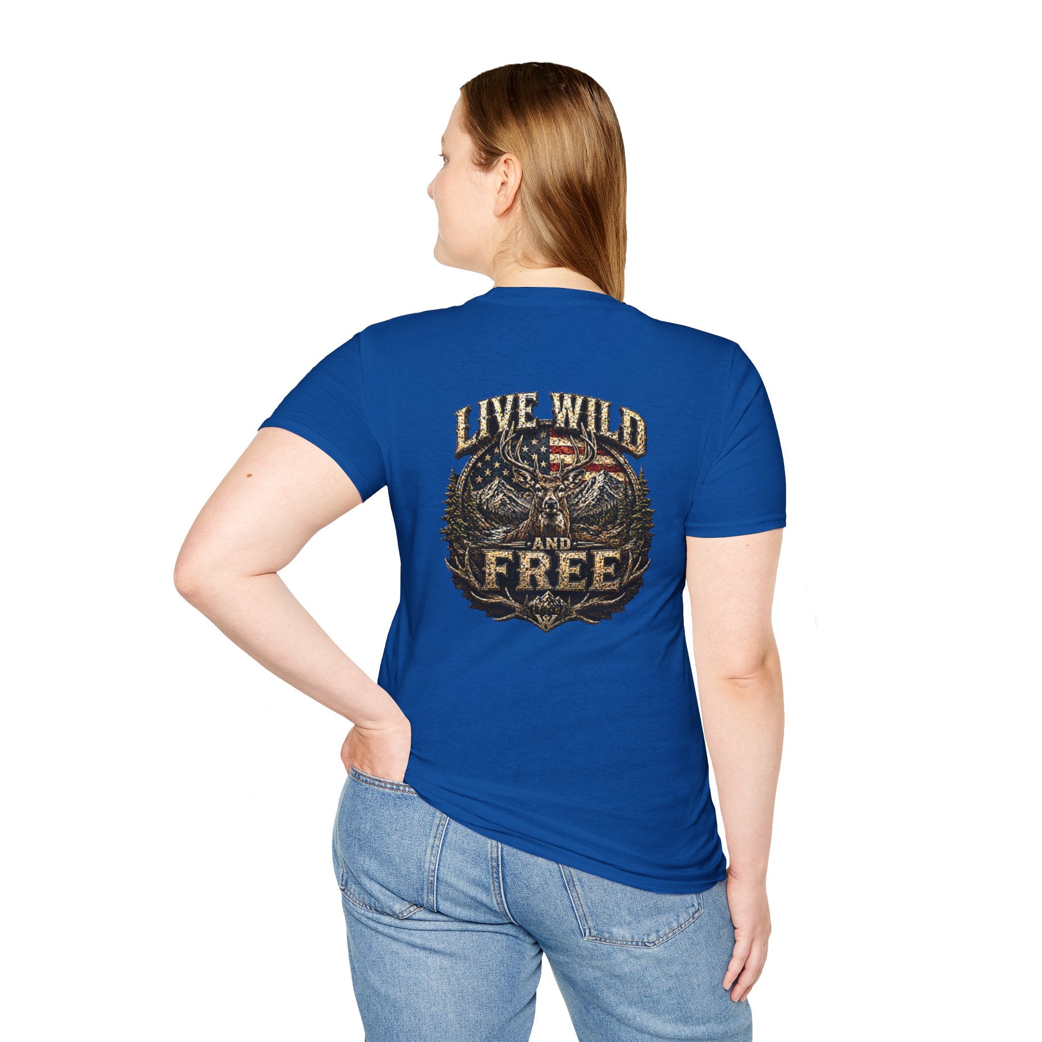 Live Wild and Free T-Shirt — American Eagle Wilderness Graphic Tee