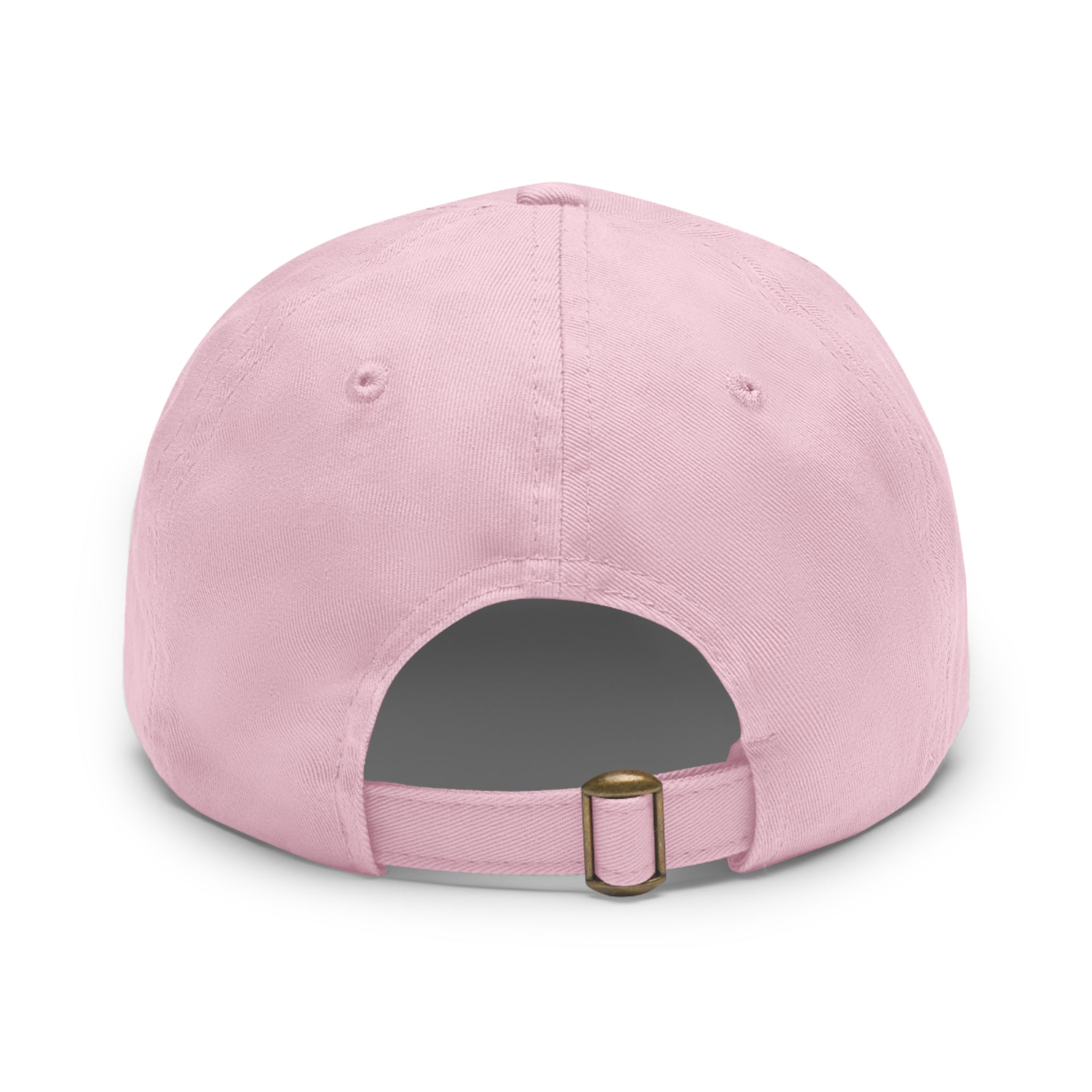Wavorra Leather Patch Dad Hat — Vintage Mountain Logo Cap