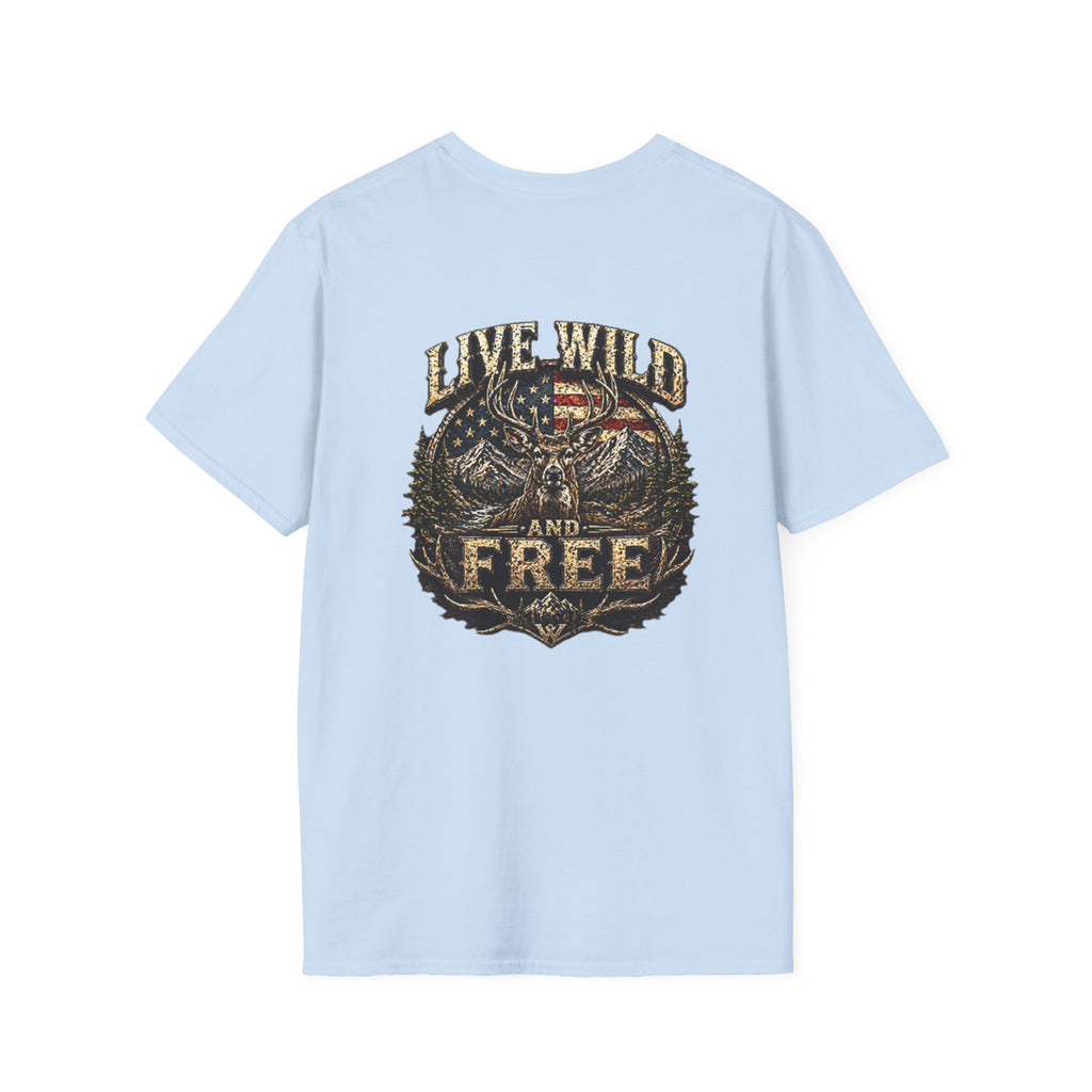 Live Wild and Free T-Shirt — American Eagle Wilderness Graphic Tee